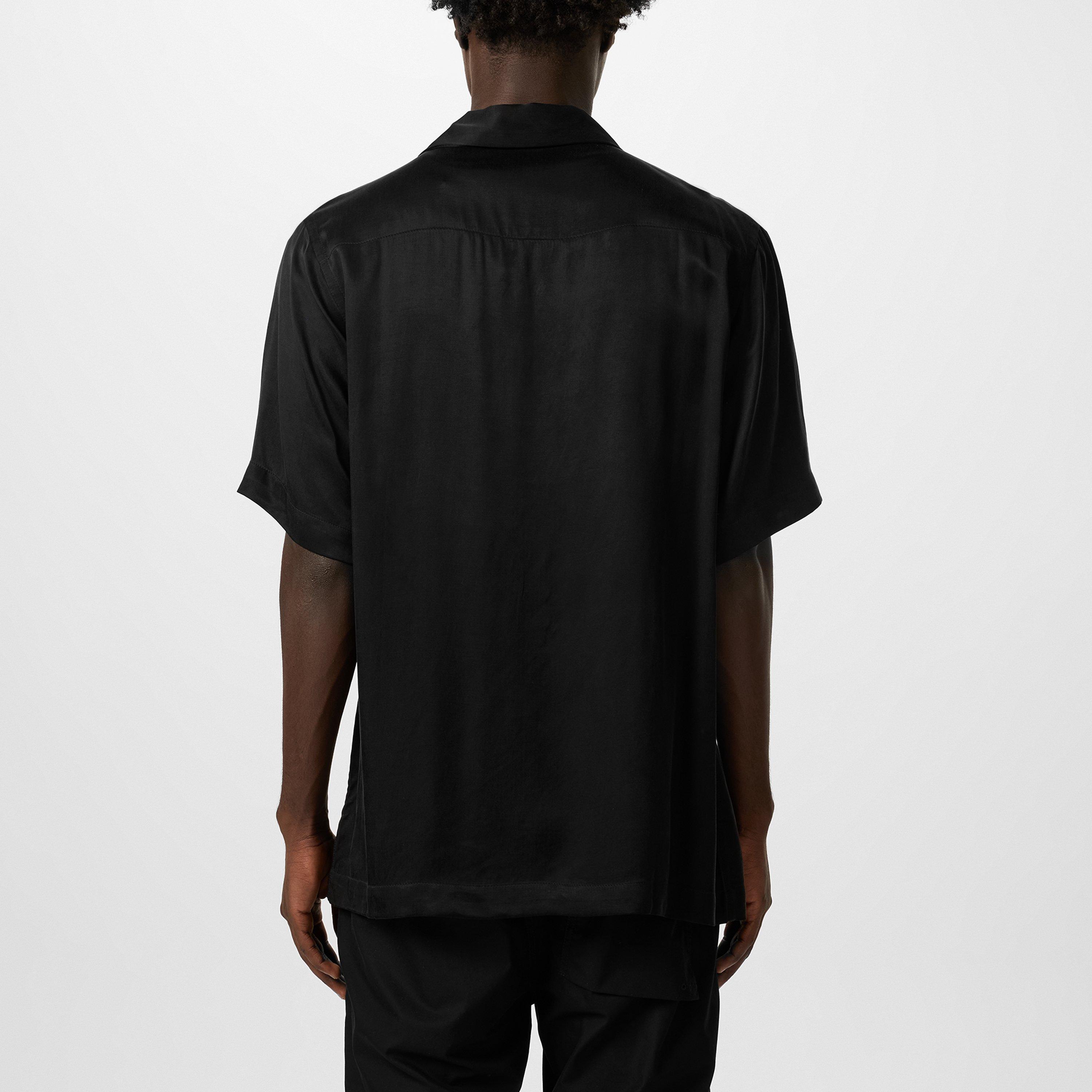 Black - Maharishi - Dual Panther Camp Collar Shirt - 3