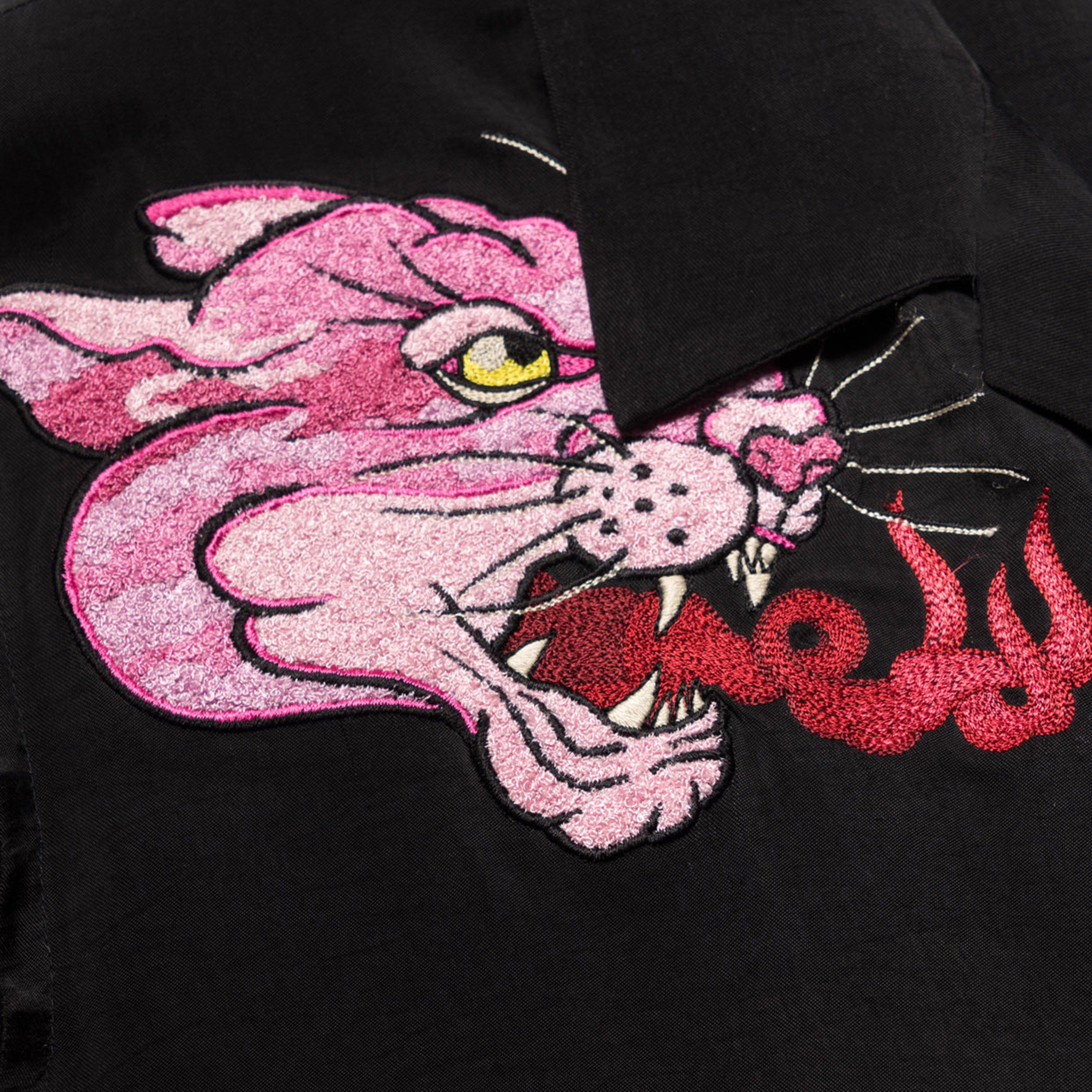 Black - Maharishi - Dual Panther Camp Collar Shirt - 6