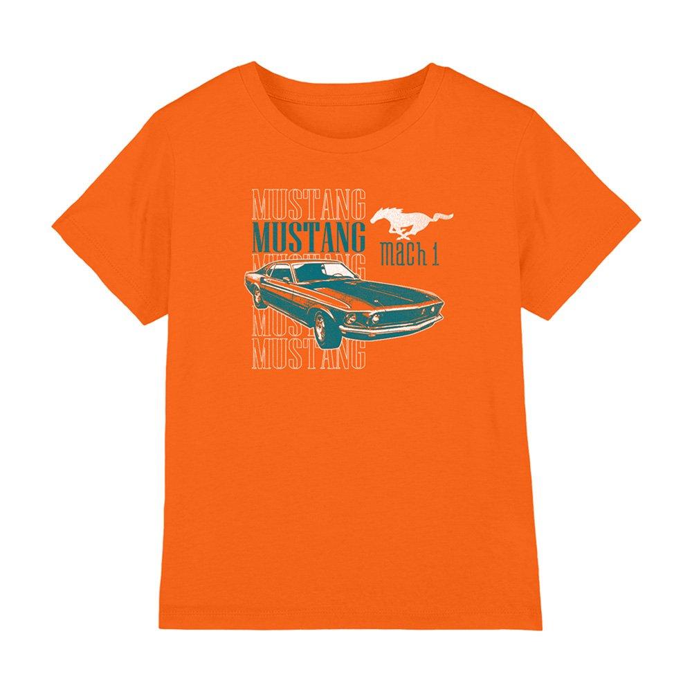 Orange - Ford - Ford Mustang Mach 1 Repeat Kids T-Shirt Orange - 1