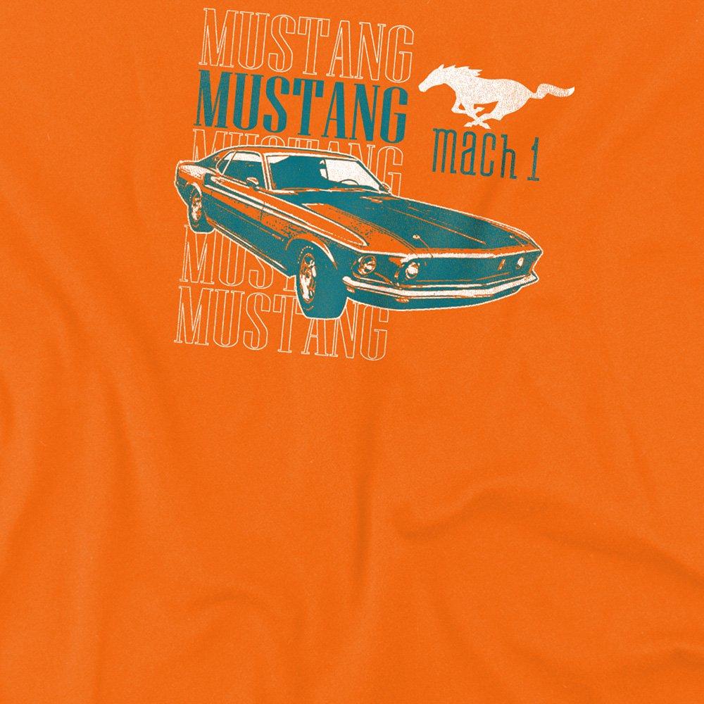 Orange - Ford - Ford Mustang Mach 1 Repeat Kids T-Shirt Orange - 2