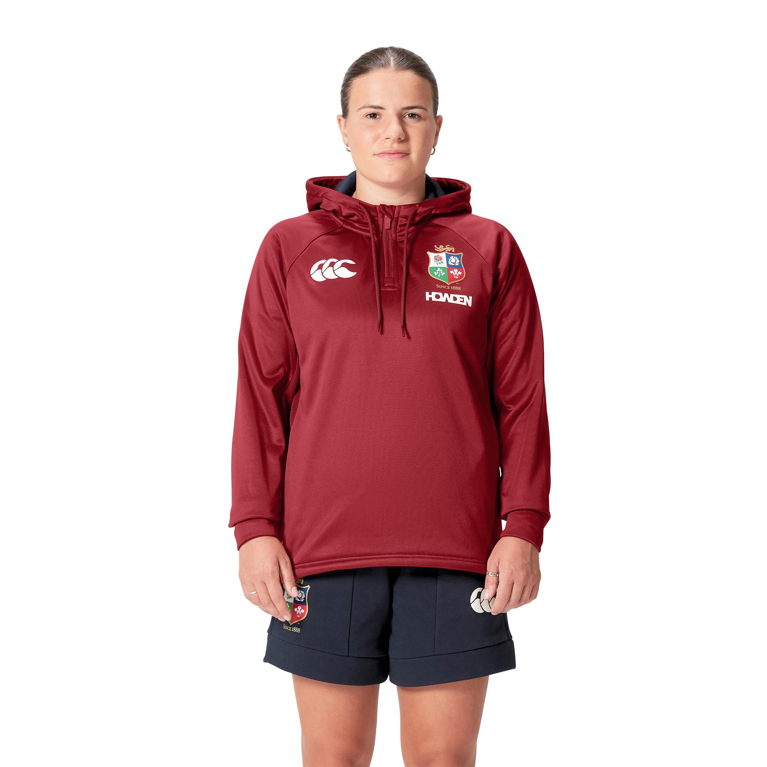 Red Dahlia - Canterbury - British and Irish Lions 2024 Quarter Zip Hoodie Womens - 3