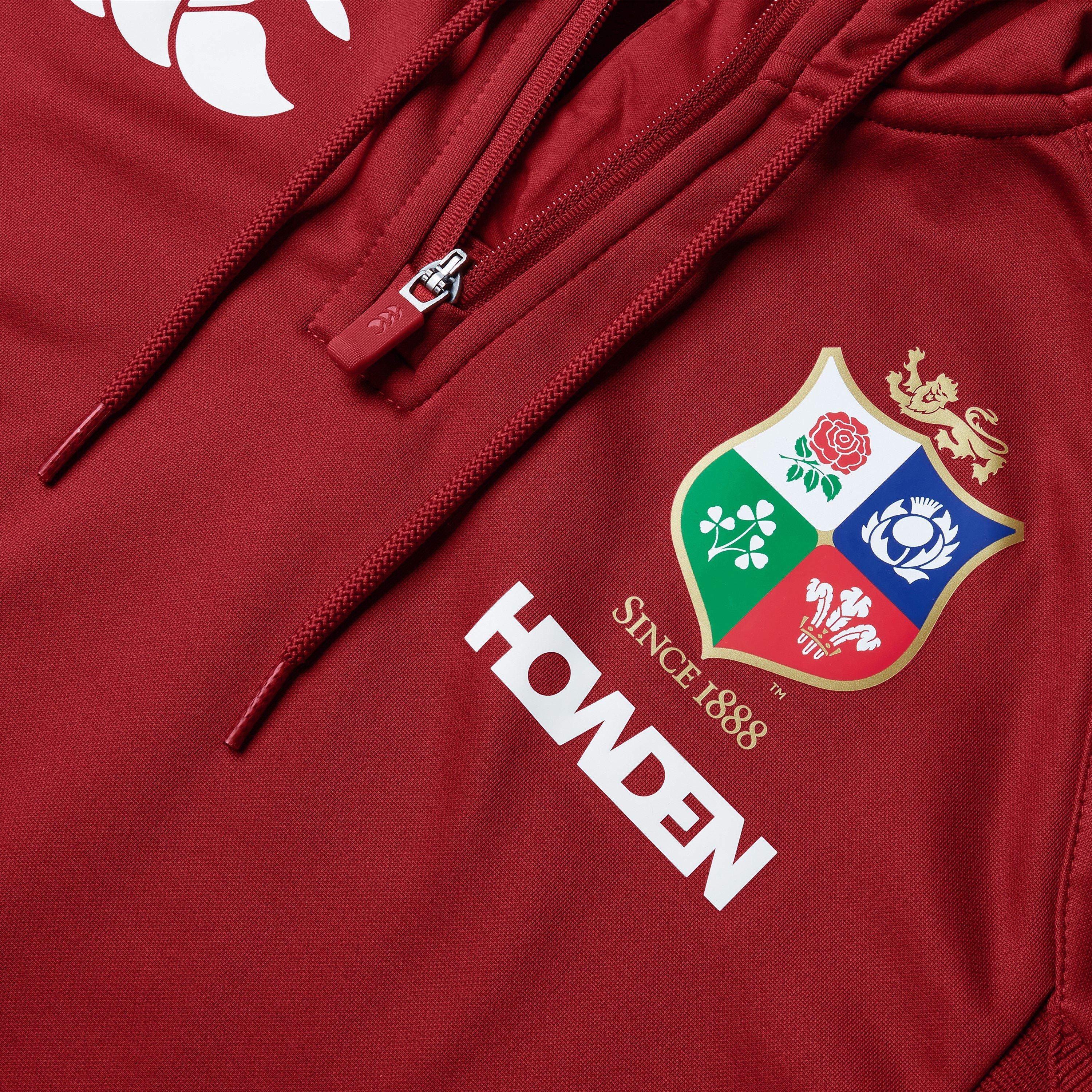 Red Dahlia - Canterbury - British and Irish Lions 2024 Quarter Zip Hoodie Womens - 8