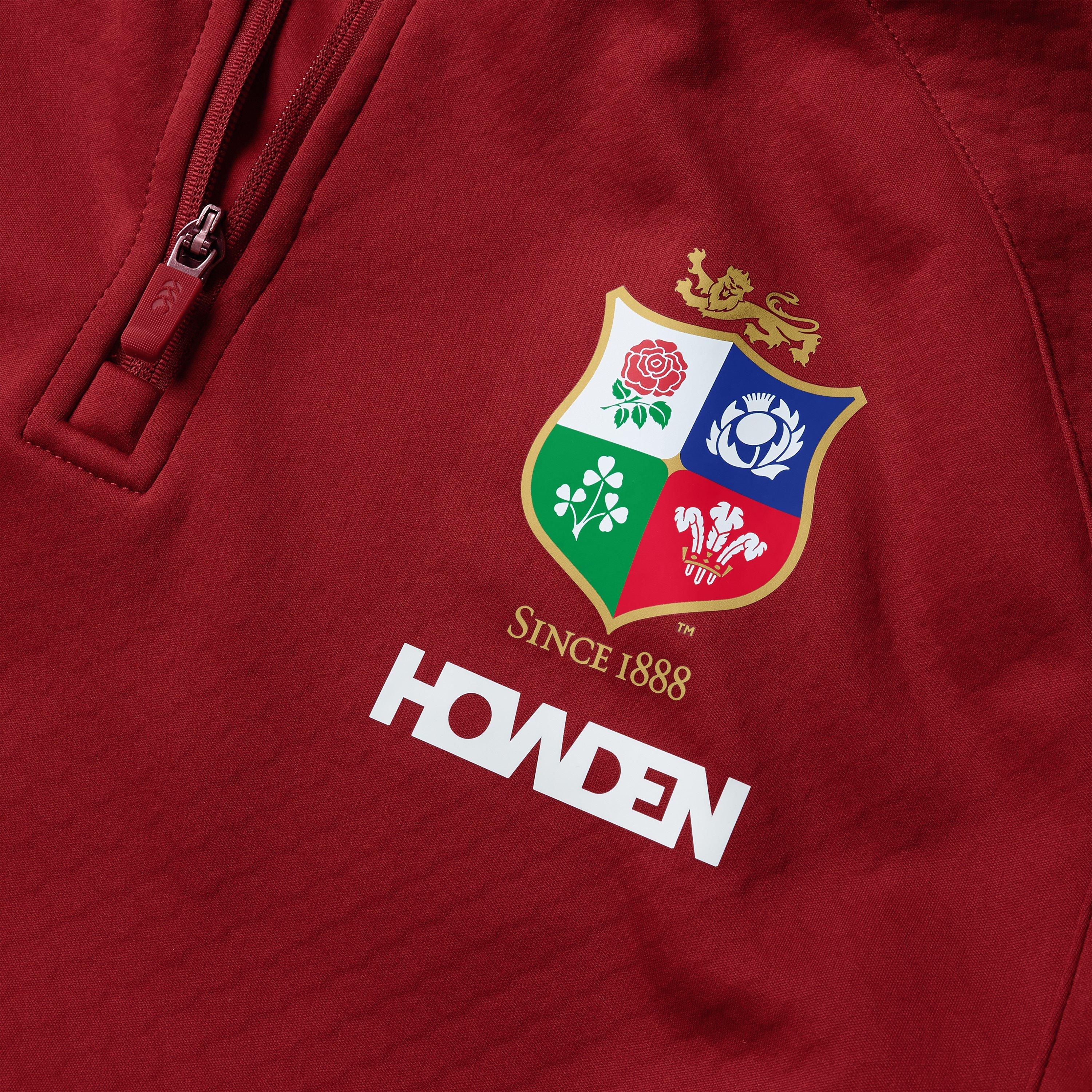 Red Dahlia - Canterbury - British and Irish Lions 2024 Quarter Zip Fleece Adults - 15
