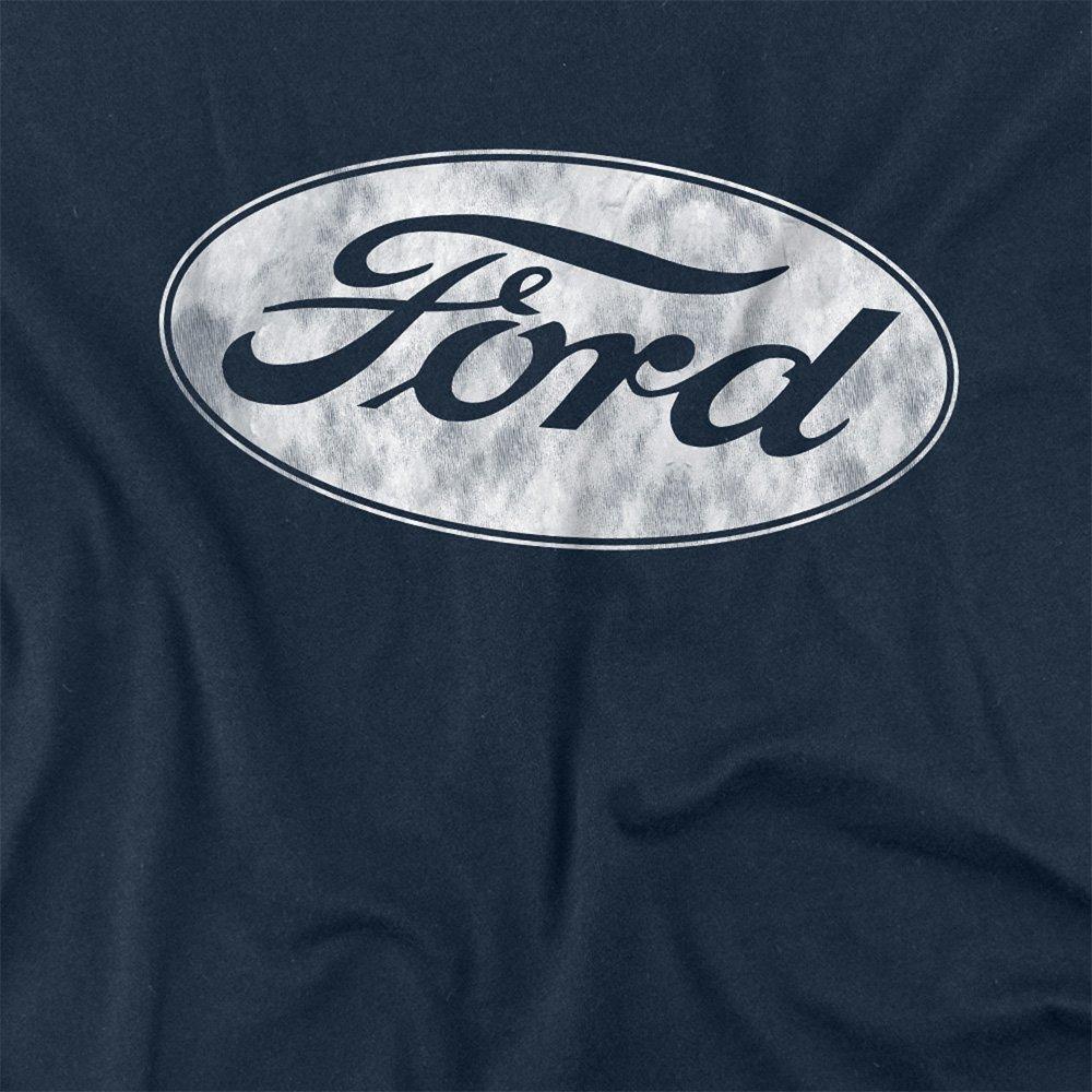Navy - Ford - Ford Logo Long Sleeve T-Shirt Navy - 2