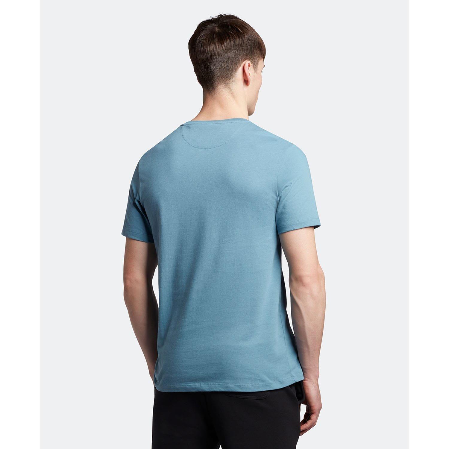 Blue - Lyle and Scott - Contrast Pocket T-Shirt - 3
