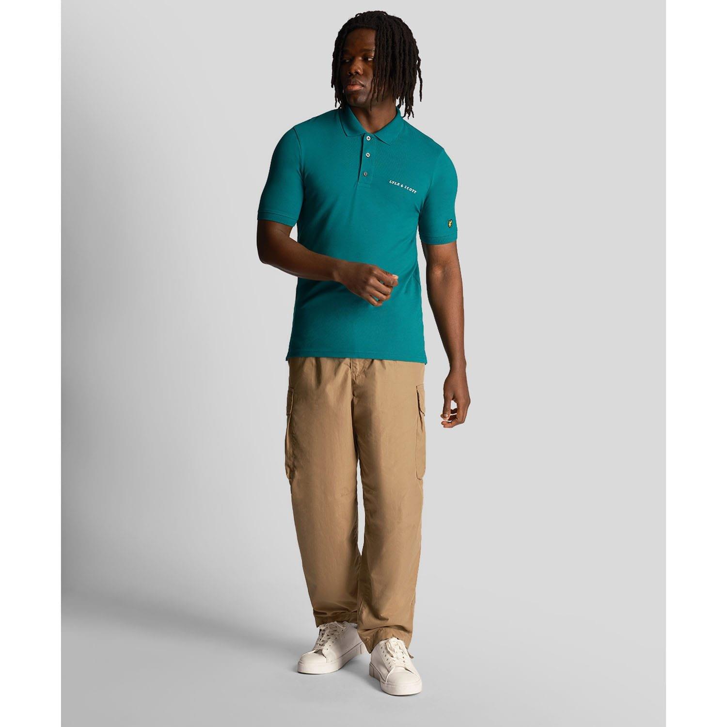 Green - Lyle and Scott - Embroidered Polo Shirt - 2