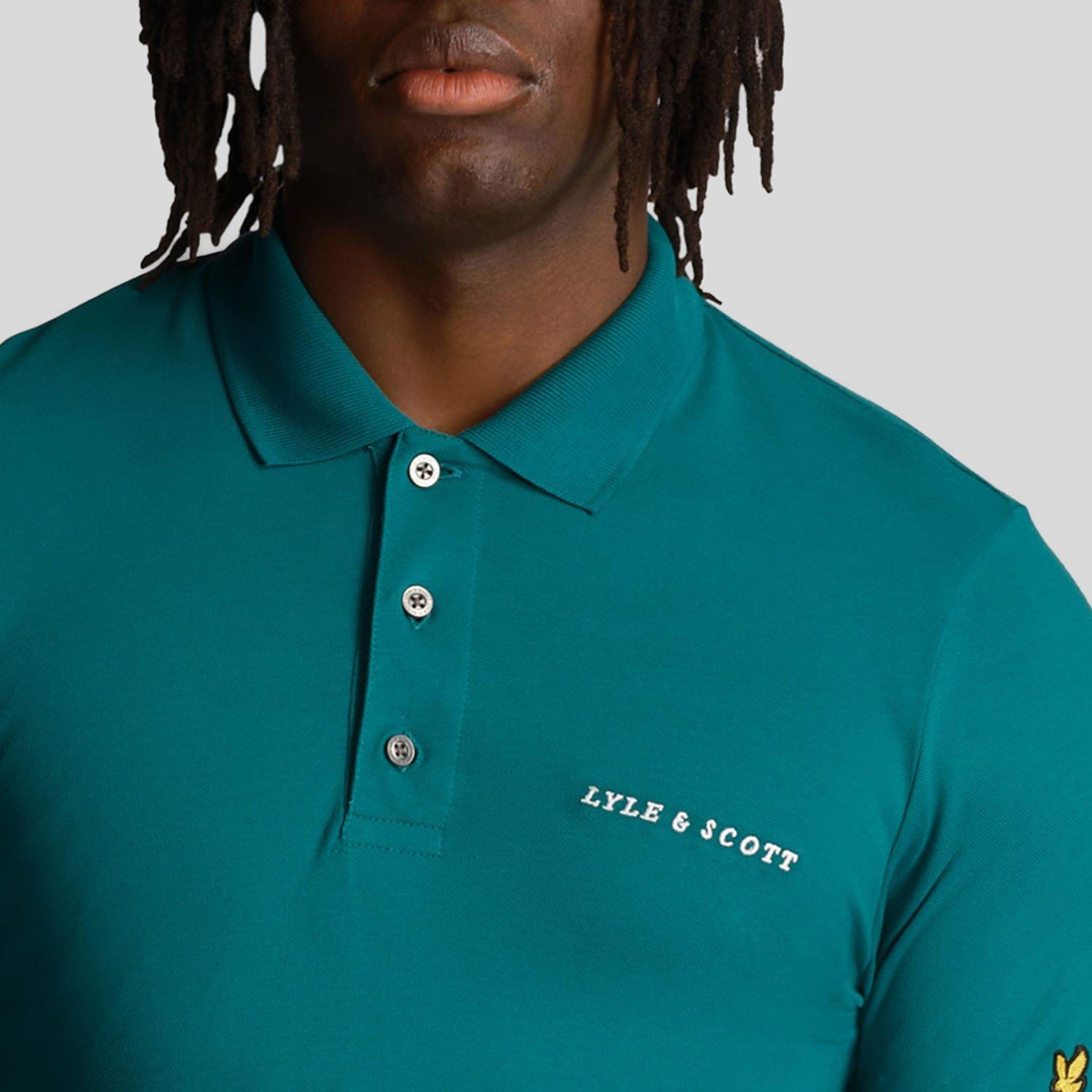 Green - Lyle and Scott - Embroidered Polo Shirt - 4