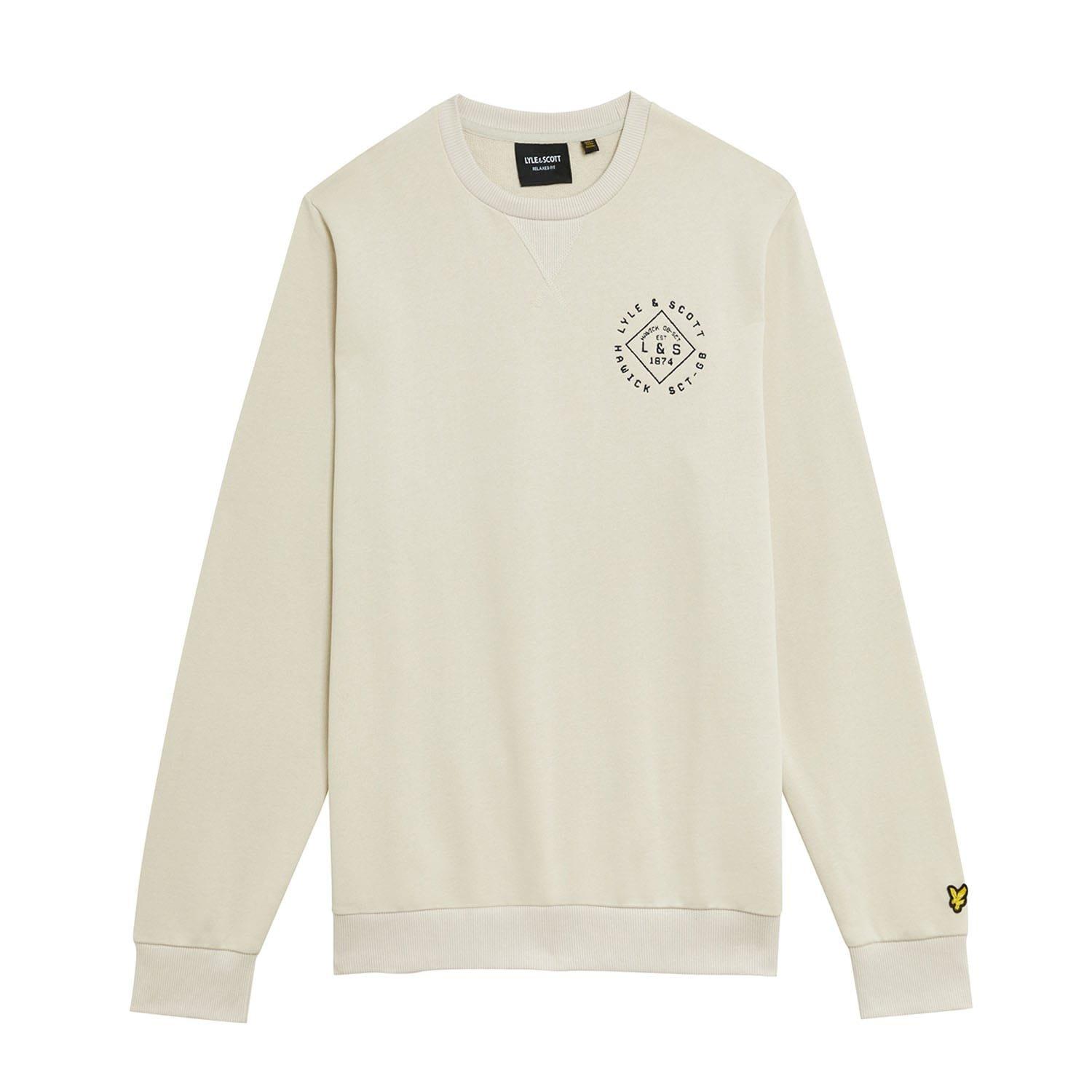 Cream - Lyle and Scott - Stamp Crewneck Sweatshirt - 5