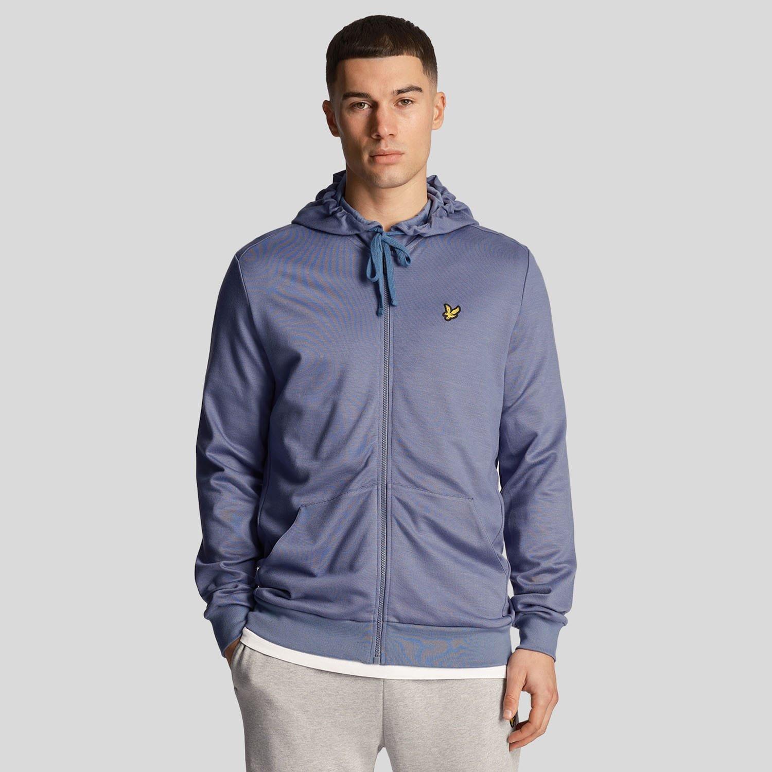 Blue - Lyle and Scott - Full-Zip Hoodie - 1