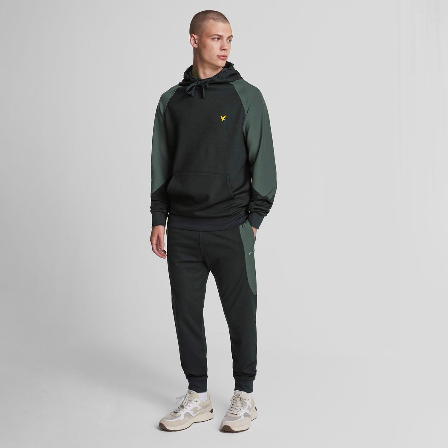 Black - Lyle and Scott - Colour Block Tracksuit Bottoms - 1