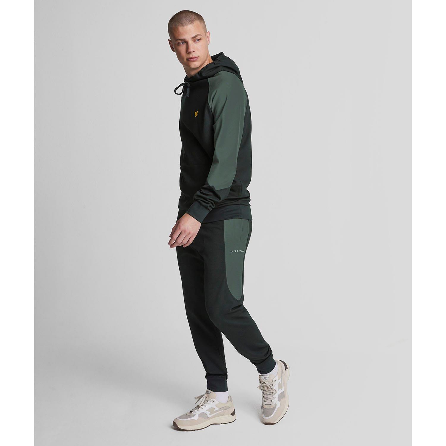 Black - Lyle and Scott - Colour Block Tracksuit Bottoms - 2