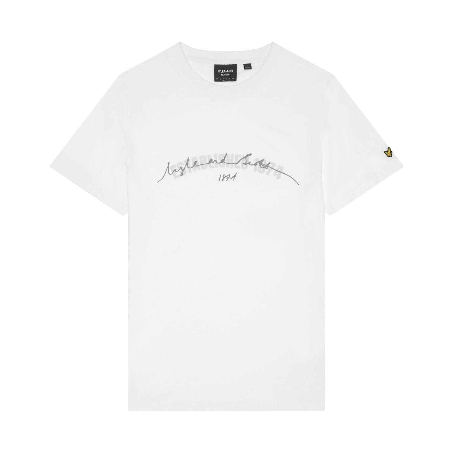 White - Lyle and Scott - Established 1874 Graphic T-Shirt - 5
