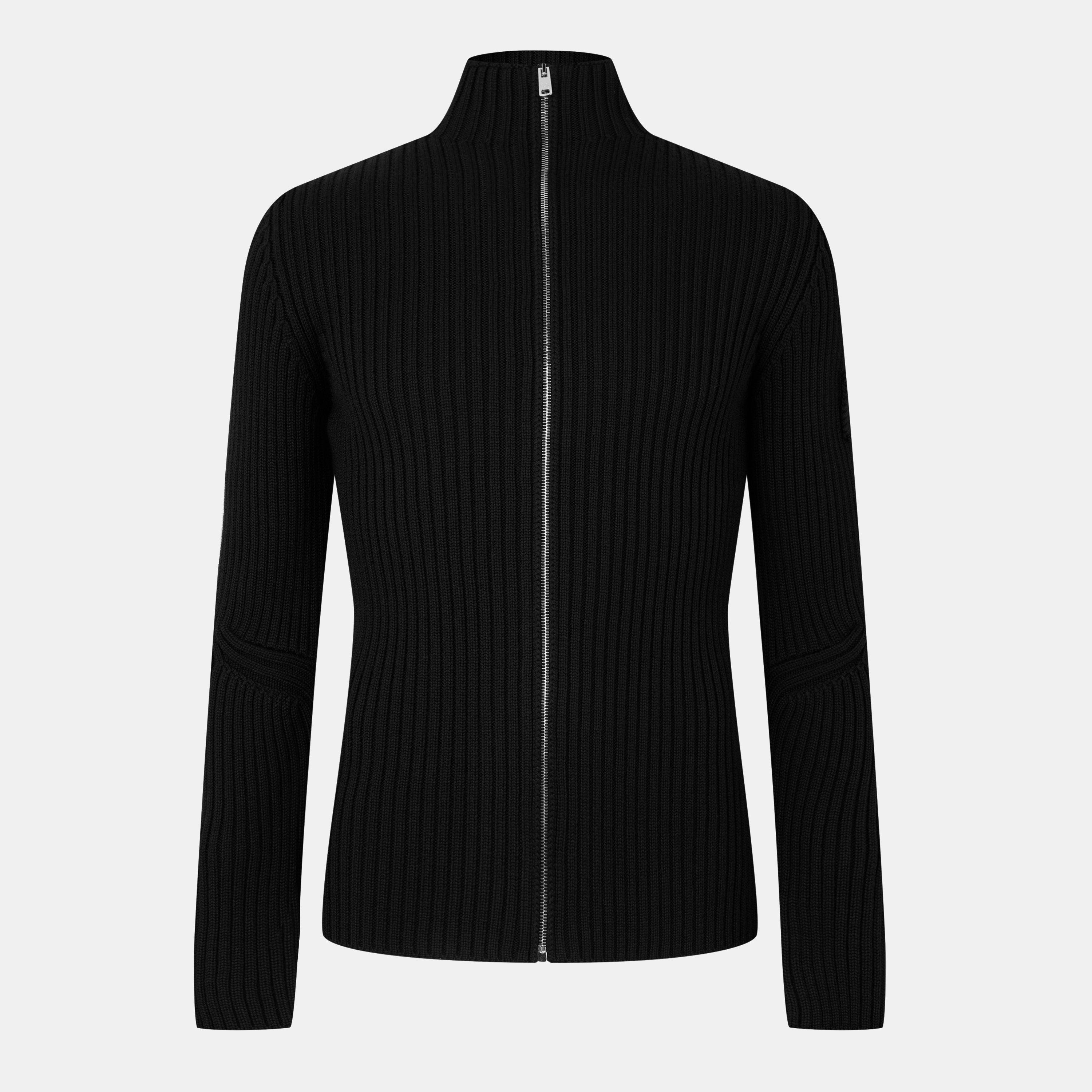 Prada Zip-Up Jumper - Nero - L