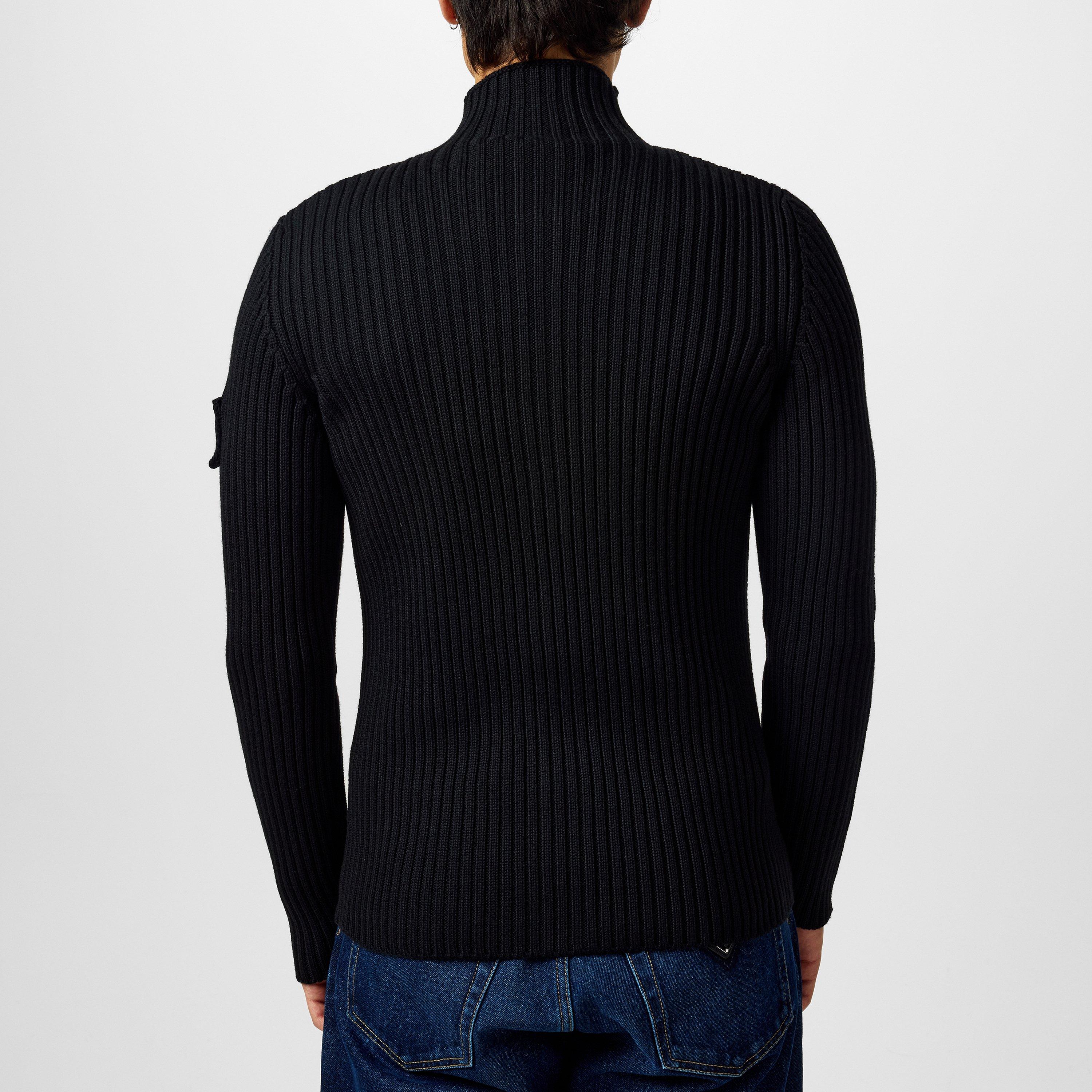 Nero - Prada - Zip-Up Jumper - 4