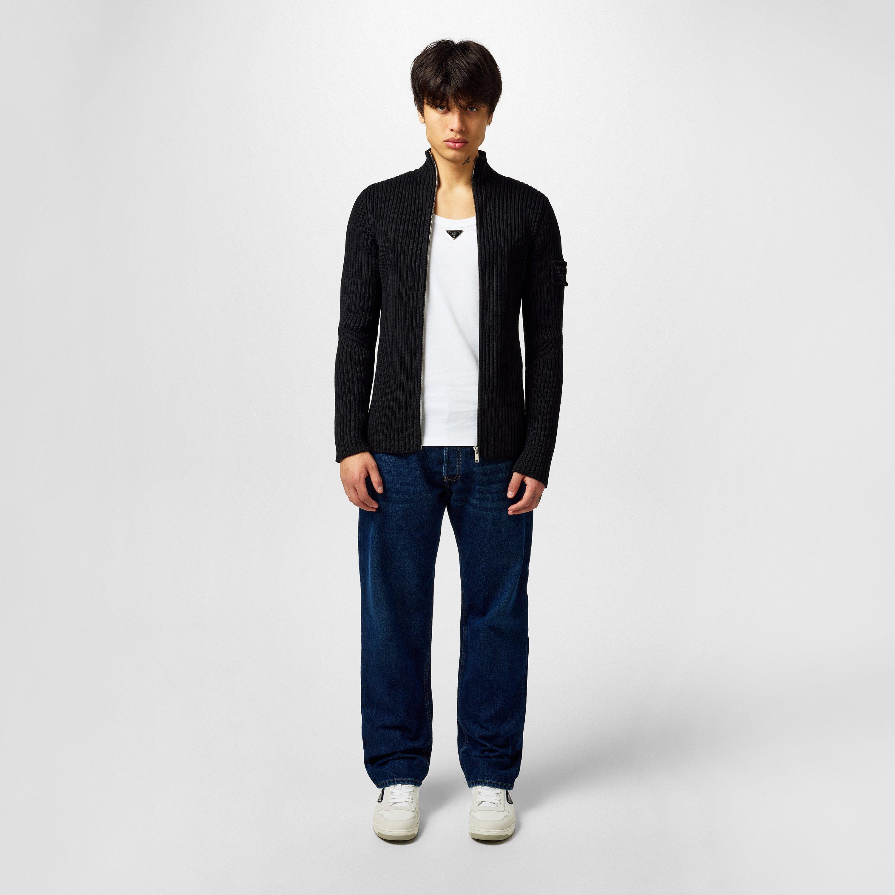 Nero - Prada - Zip-Up Jumper - 6