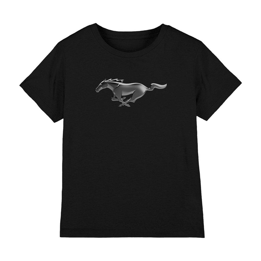 Black - Ford - Ford Mustang Modern Mustang Kids T-Shirt Black - 1