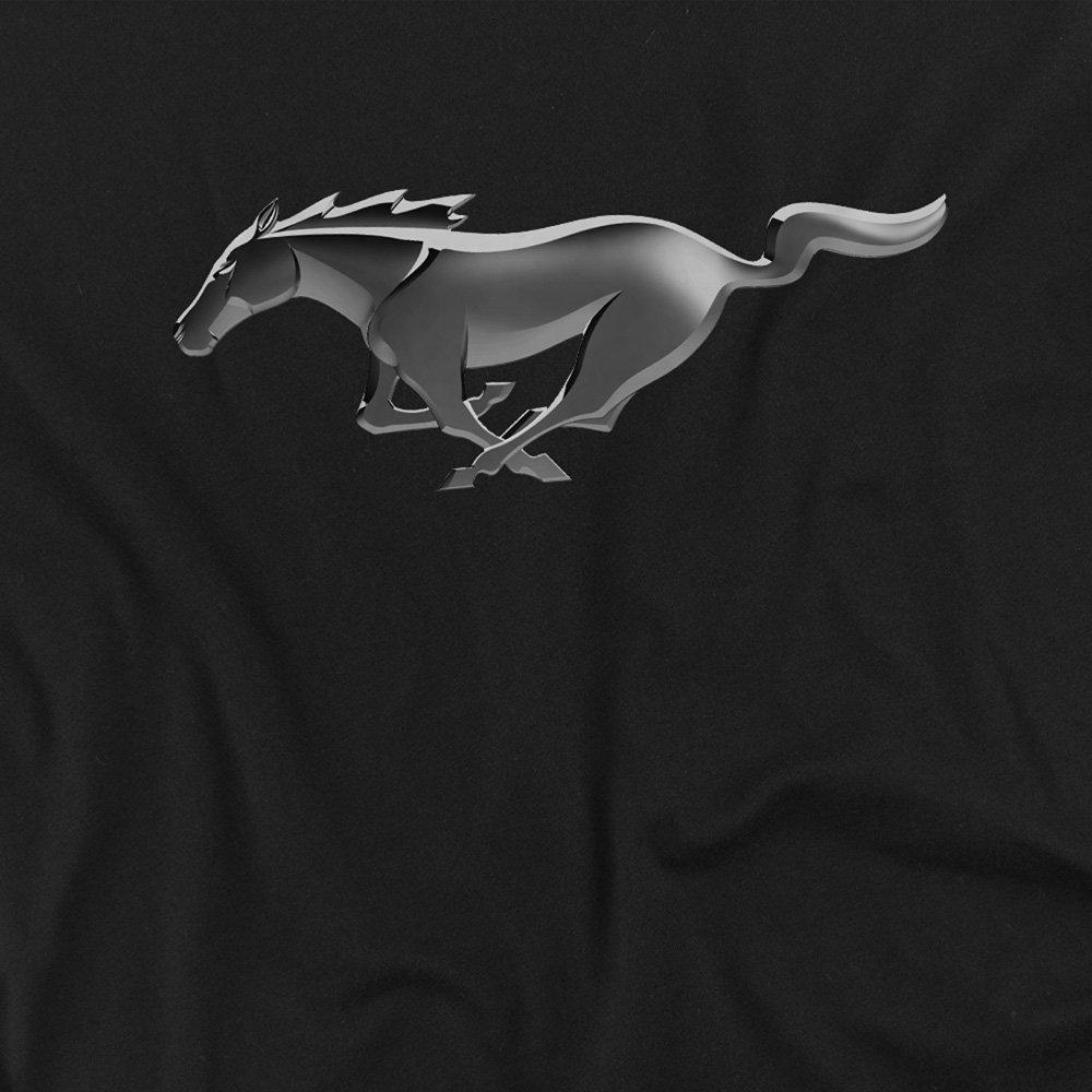 Black - Ford - Ford Mustang Modern Mustang Kids T-Shirt Black - 2
