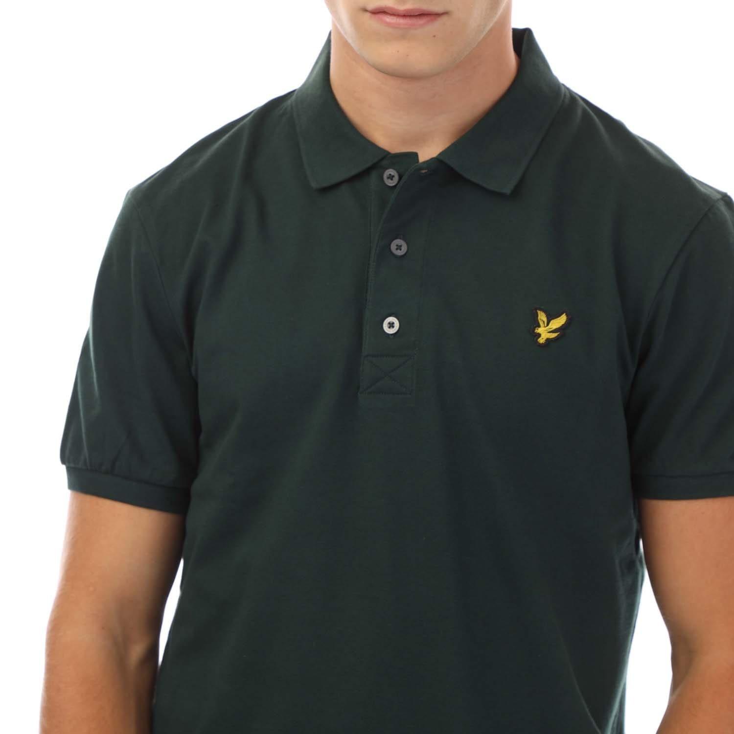 Green - Lyle and Scott - Plain Polo Shirt - 2