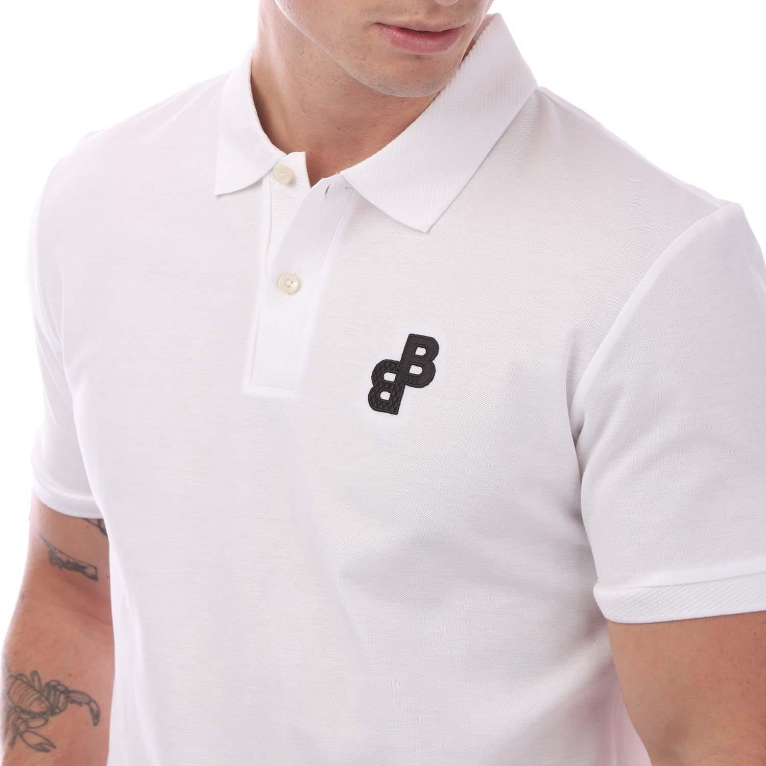 White - Boss - Parlay 191 Polo Shirt - 2