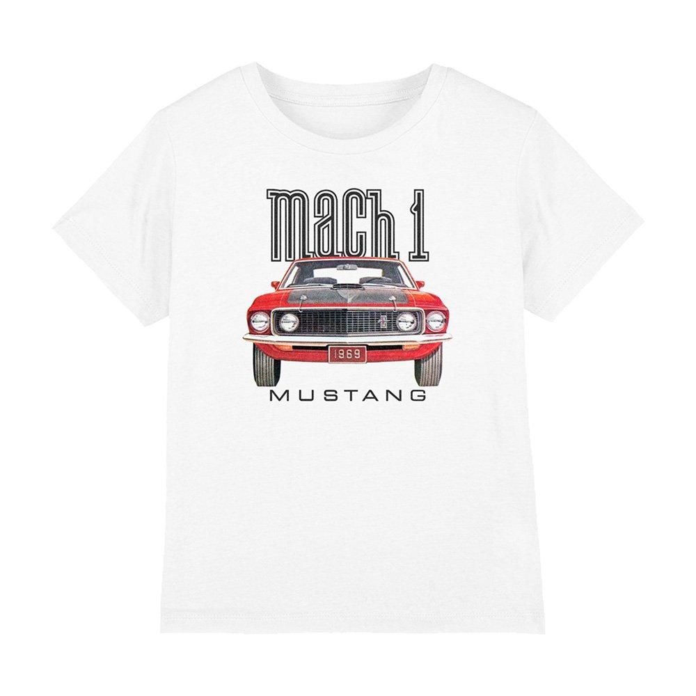 White - Ford - Ford Mustang 69 Mach 1 Kids T-Shirt White - 1