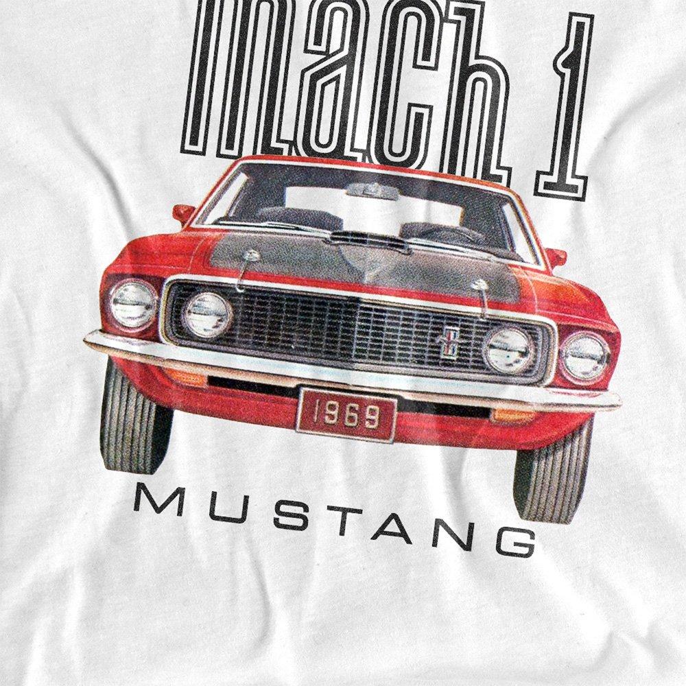 White - Ford - Ford Mustang 69 Mach 1 Kids T-Shirt White - 2