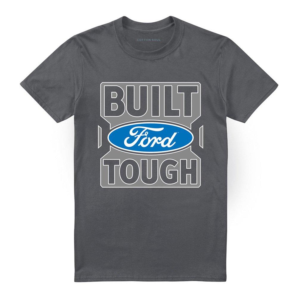 Charcoal - Ford - Ford Trucks Built Ford Tough T-Shirt Charcoal - 4
