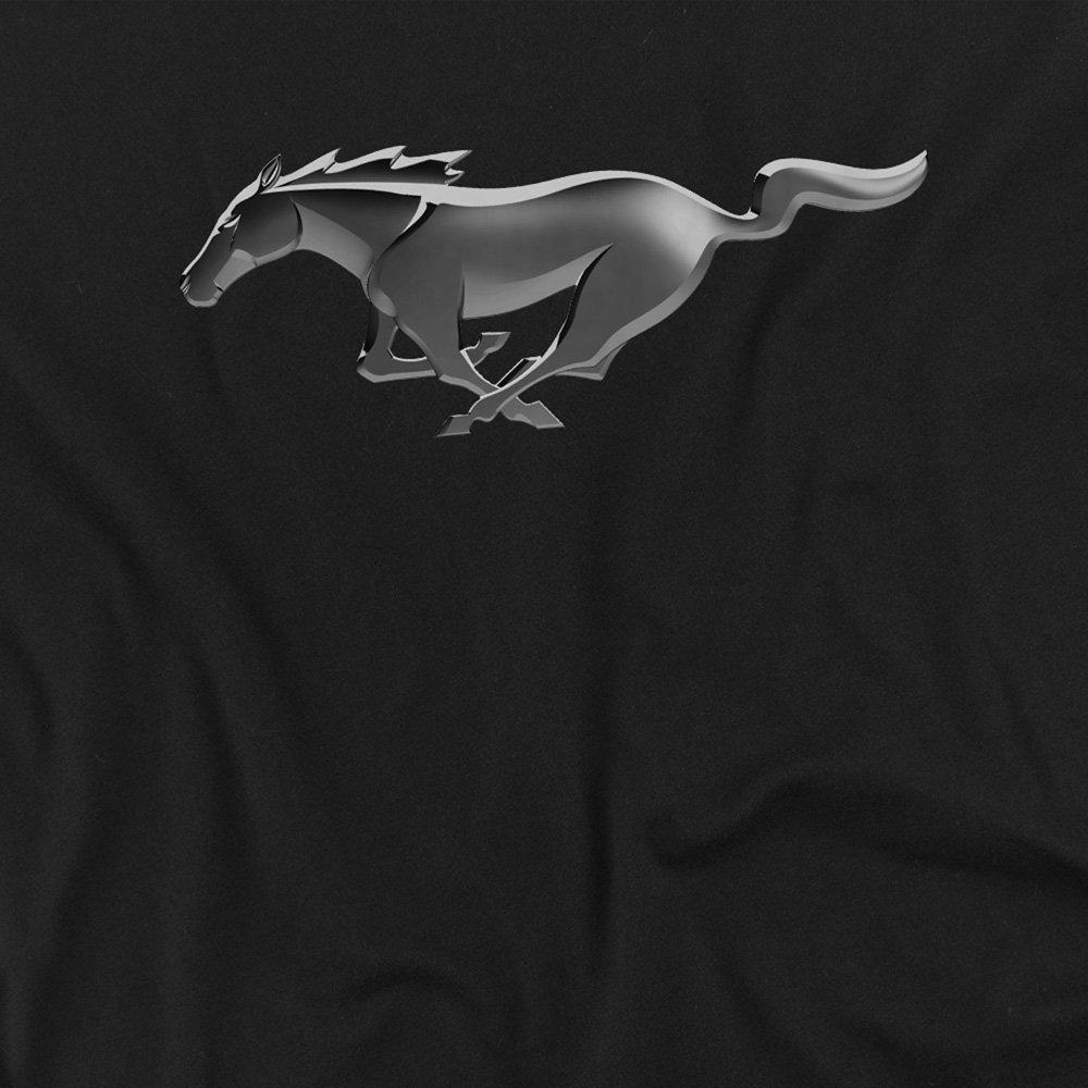 Black - Ford - Ford Mustang Modern Mustang Long Sleeve T-Shirt B - 2