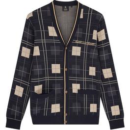 Lyle and Scott Grid Cardigan