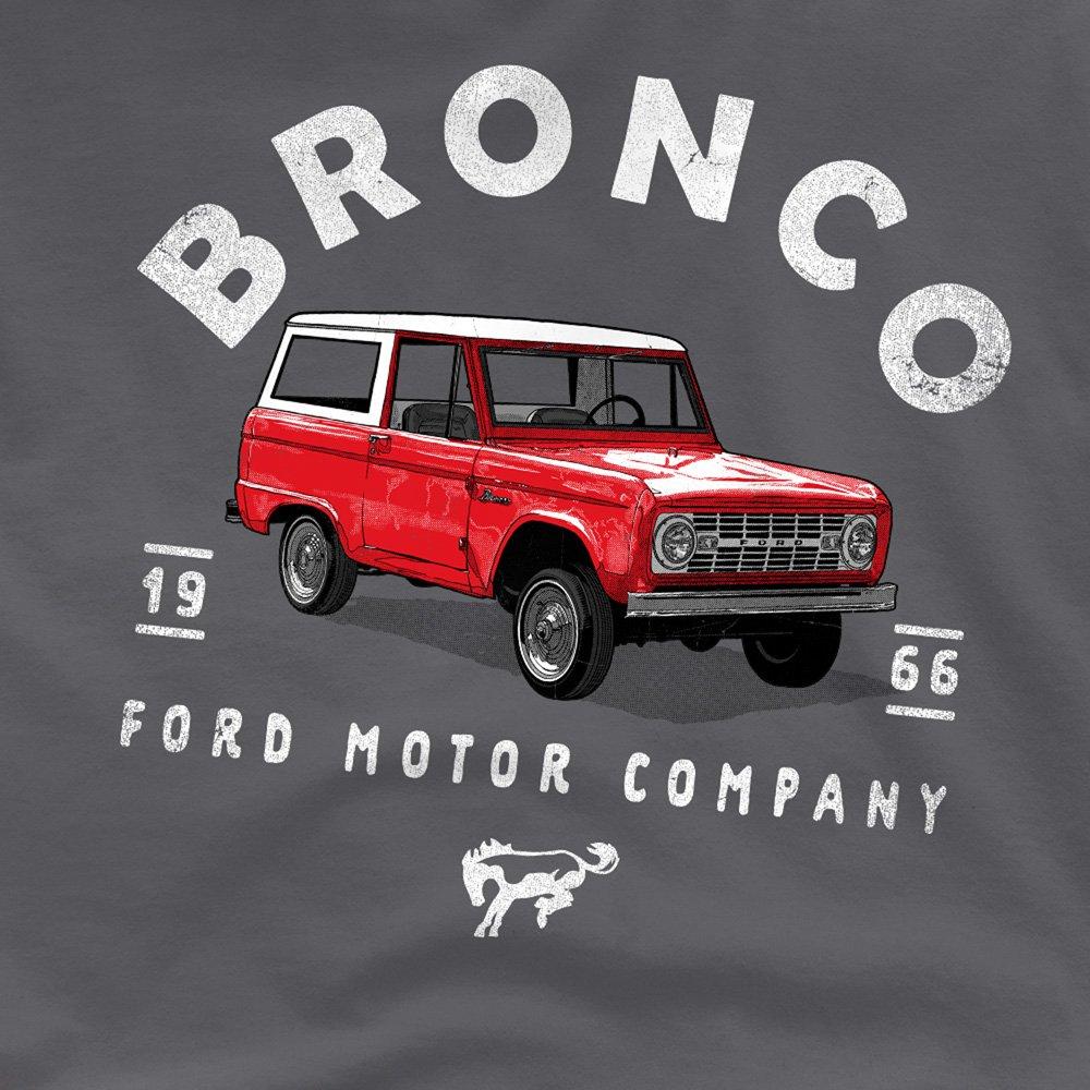 Charcoal - Ford - Ford Bronco Bronco Illustrated T-Shirt Charcoal - 2