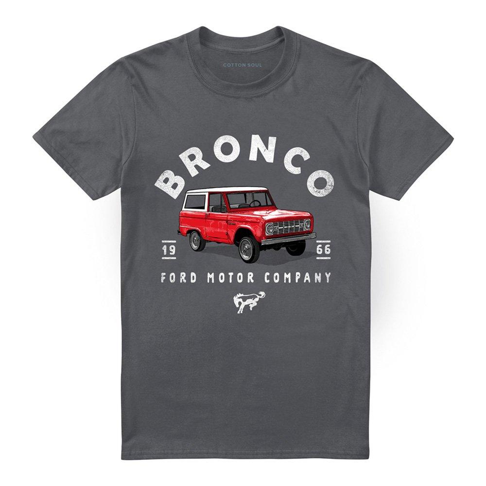 Charcoal - Ford - Ford Bronco Bronco Illustrated T-Shirt Charcoal - 4