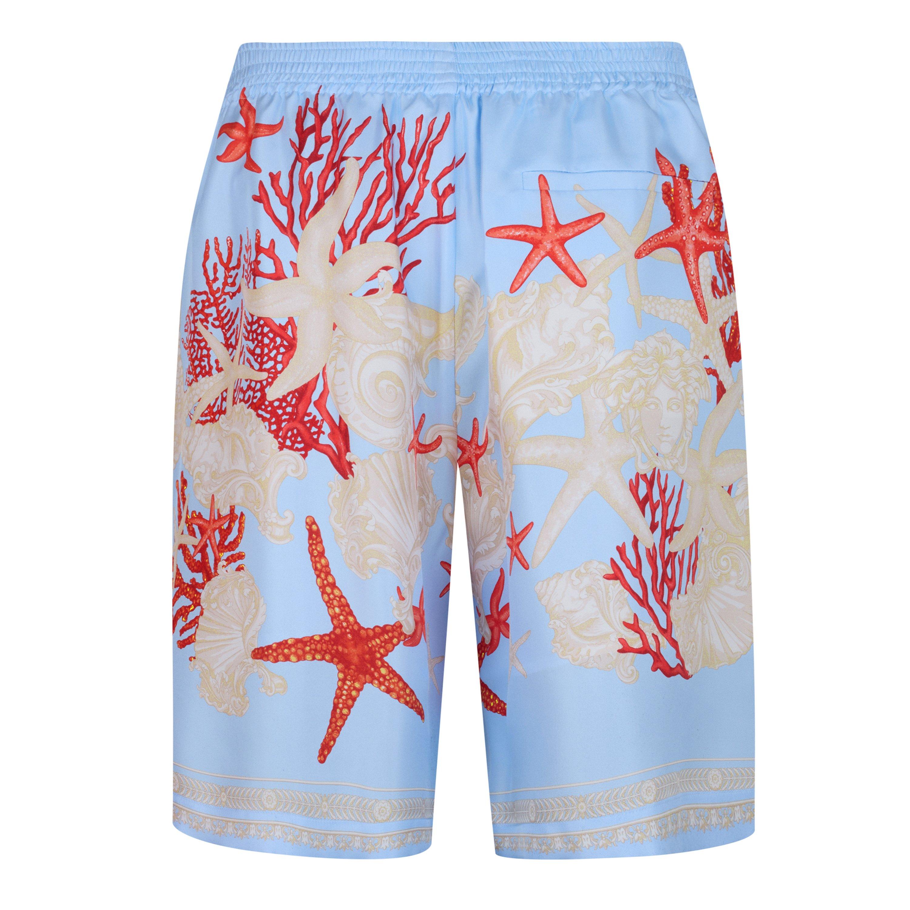 Multi - Versace - Men's Silk Beach Shorts - 2