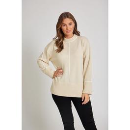 Be You BY Trimmed Rib Jumper