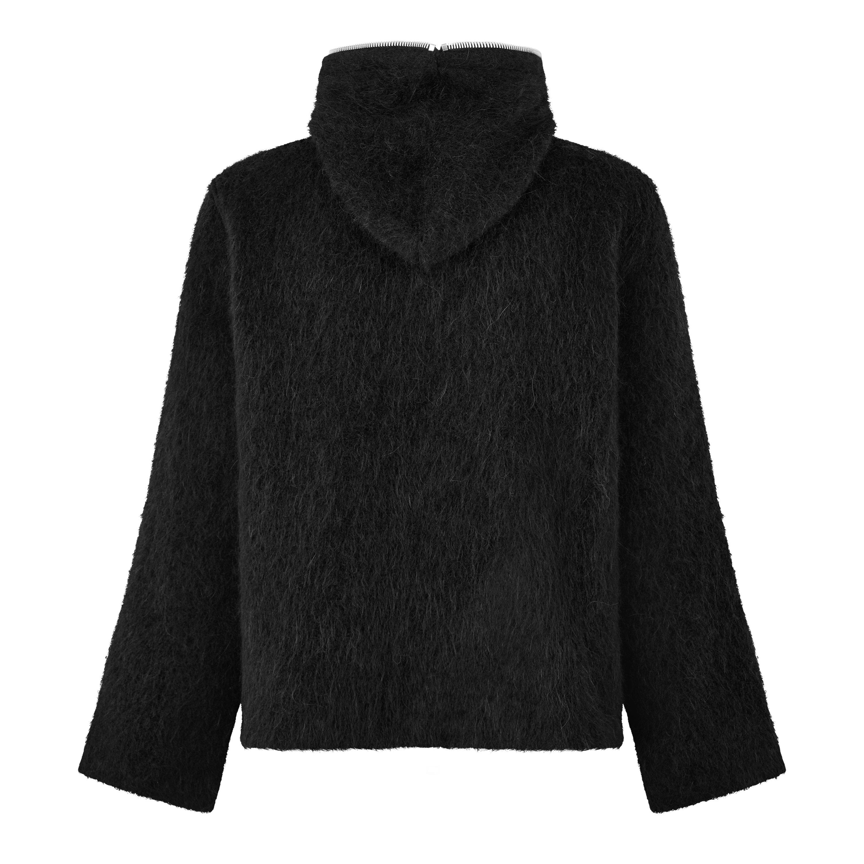 Blck Hairy Wool - Our Legacy - Full Zip Hoodie - 2
