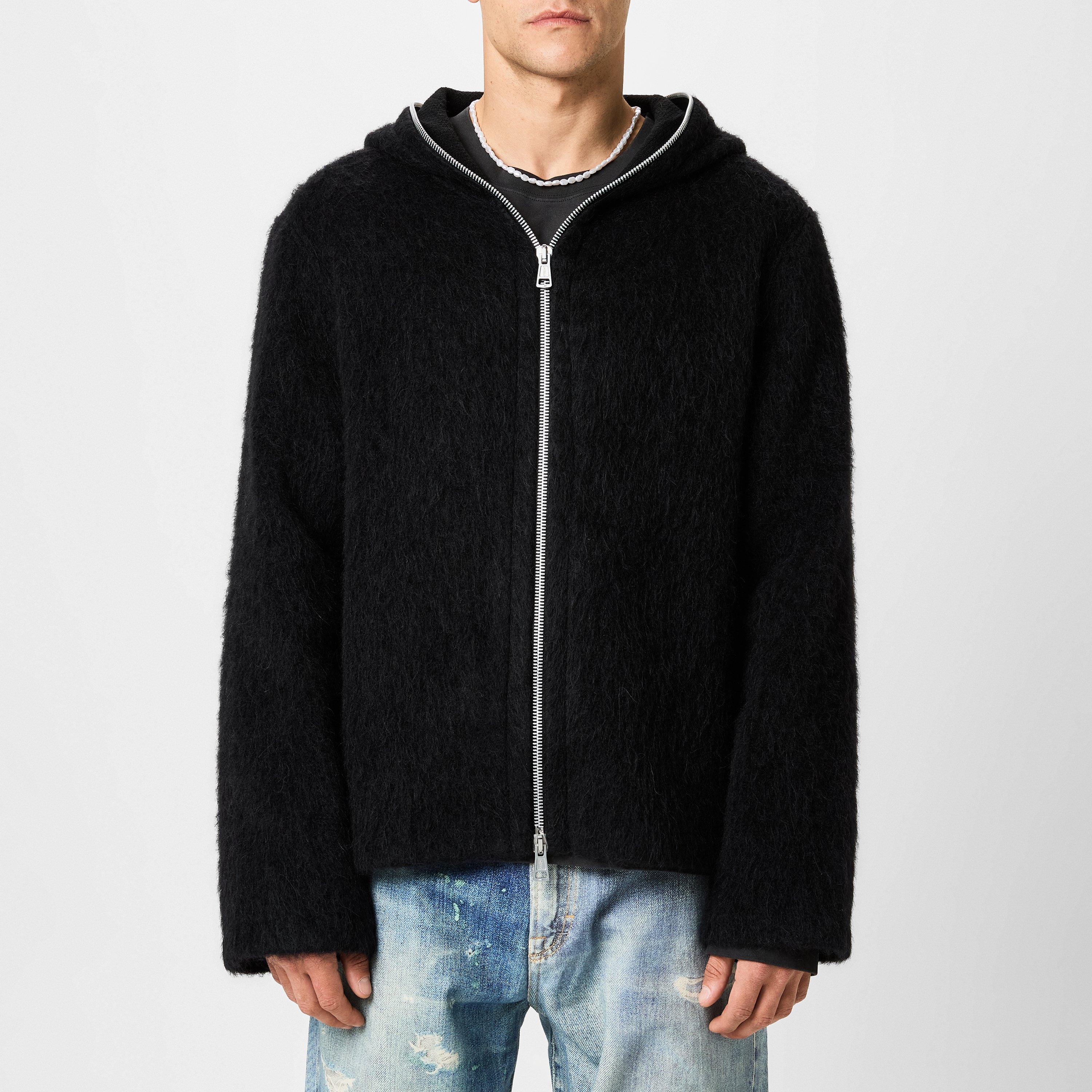 Blck Hairy Wool - Our Legacy - Full Zip Hoodie - 3