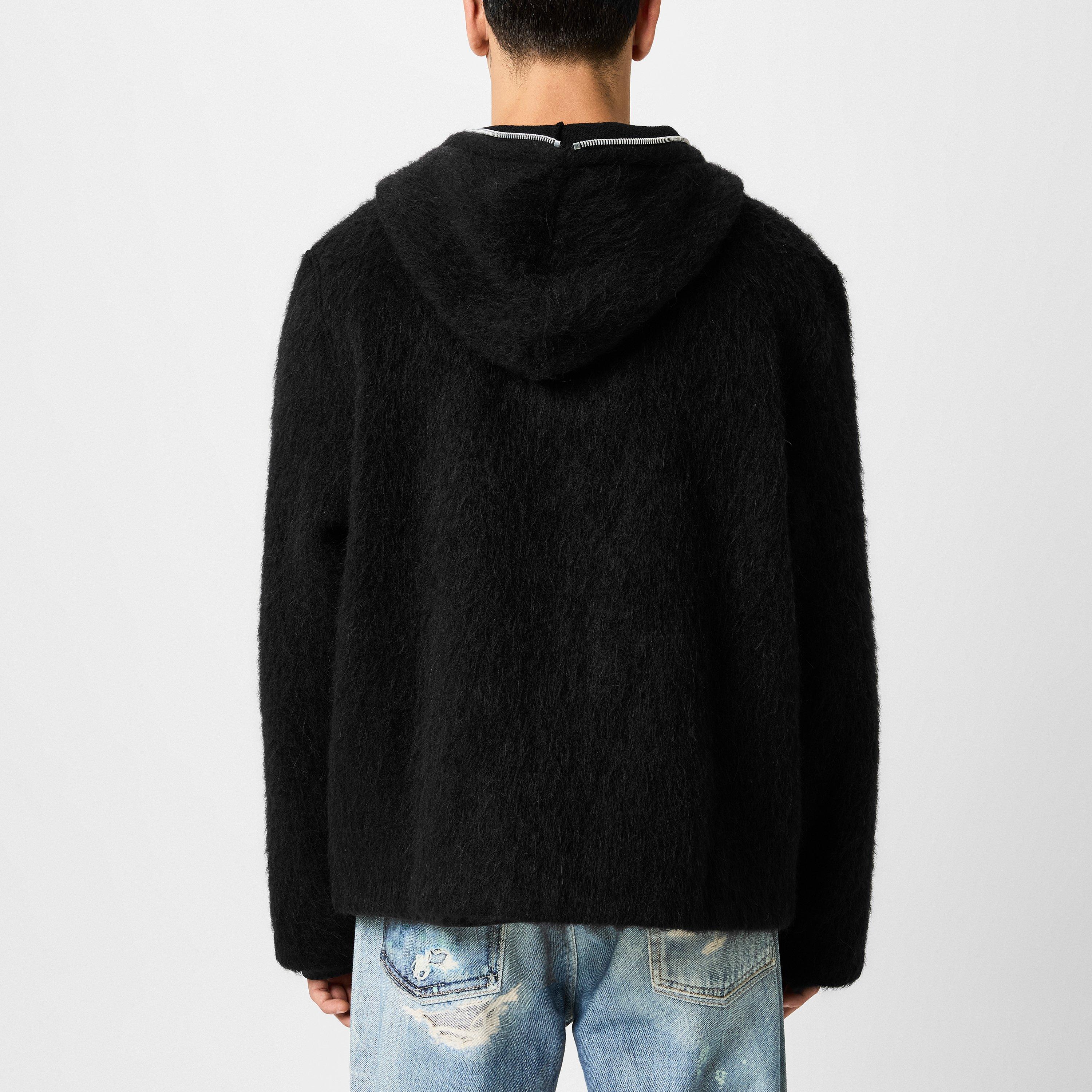 Blck Hairy Wool - Our Legacy - Full Zip Hoodie - 4