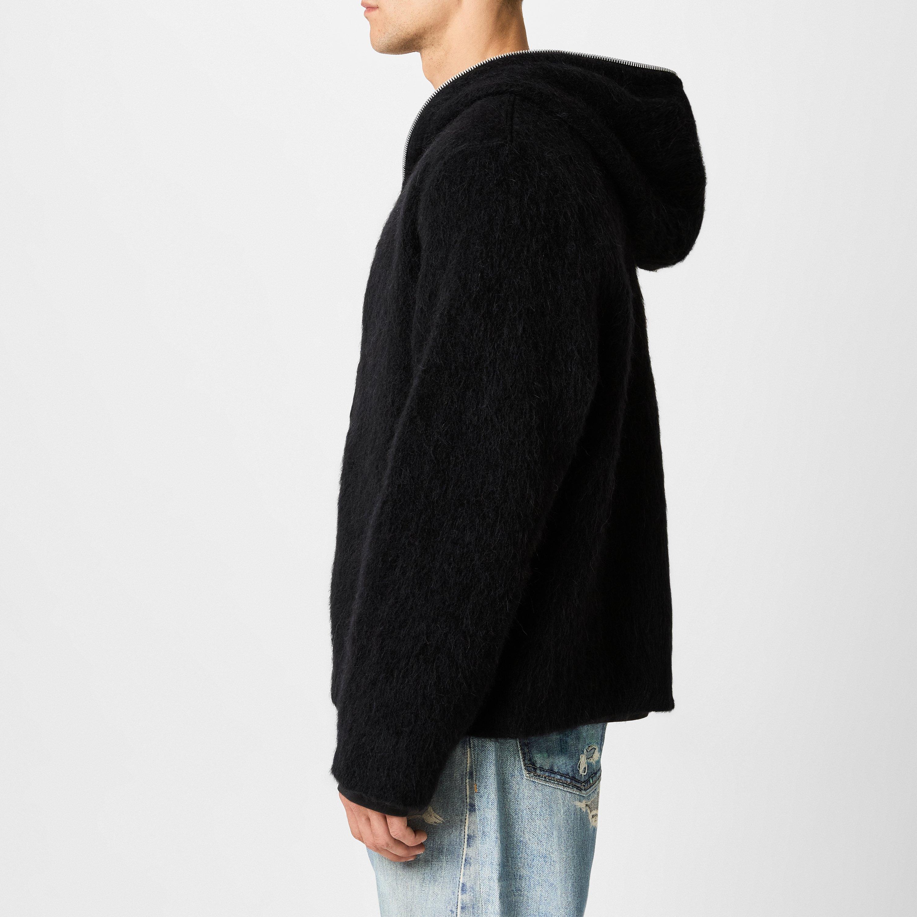 Blck Hairy Wool - Our Legacy - Full Zip Hoodie - 5