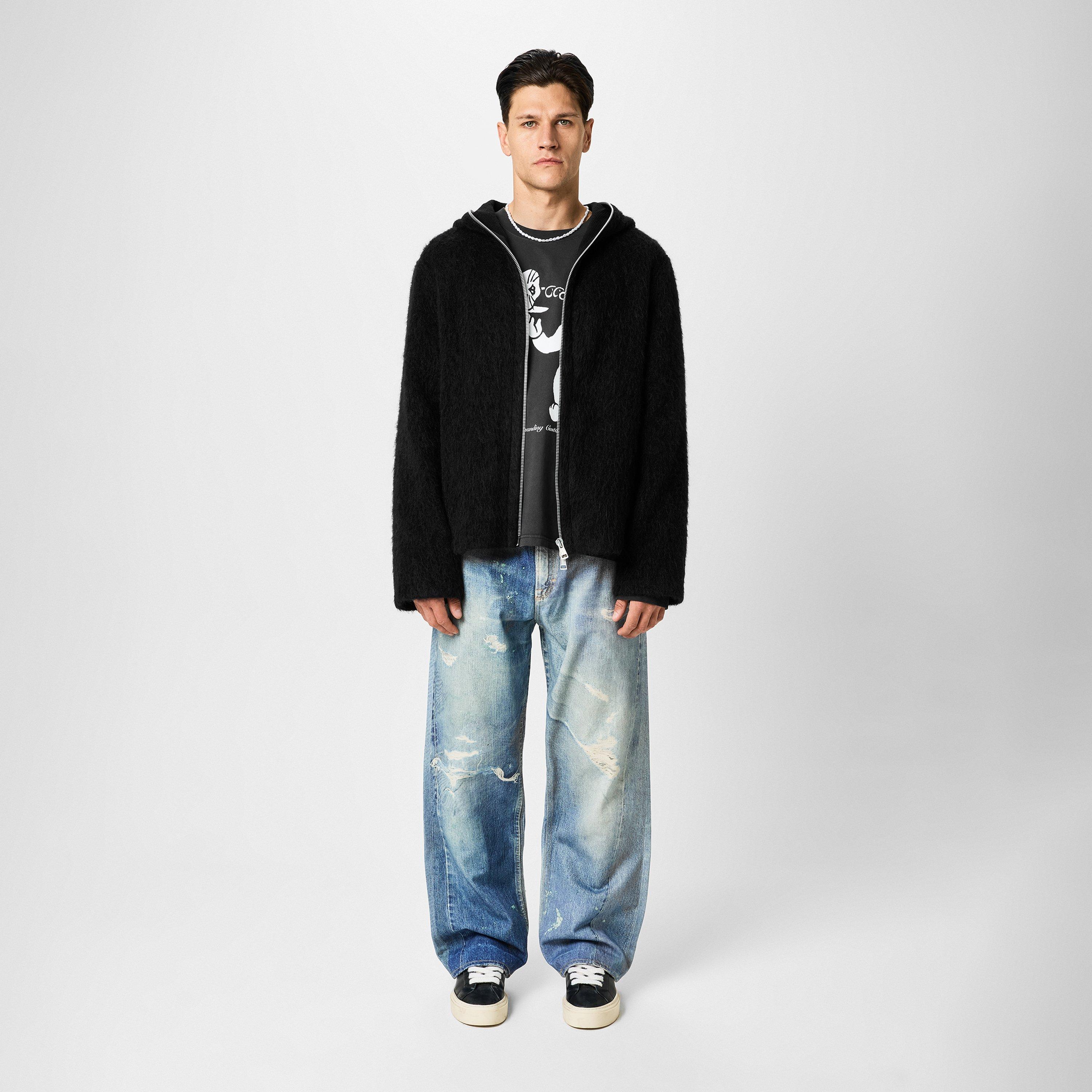 Blck Hairy Wool - Our Legacy - Full Zip Hoodie - 6