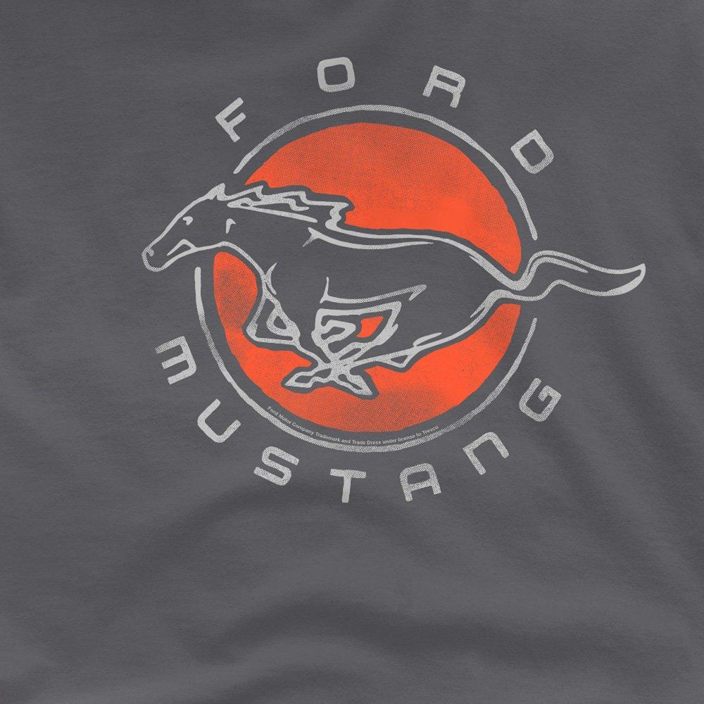 Charcoal - Ford - Ford Mustang Circle T-Shirt Charcoal - 2