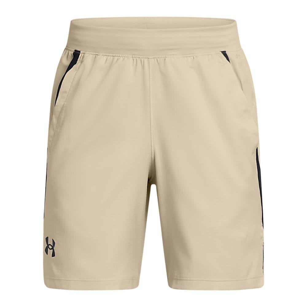 Brown - Under Armour - Launch Texture Shorts - 1