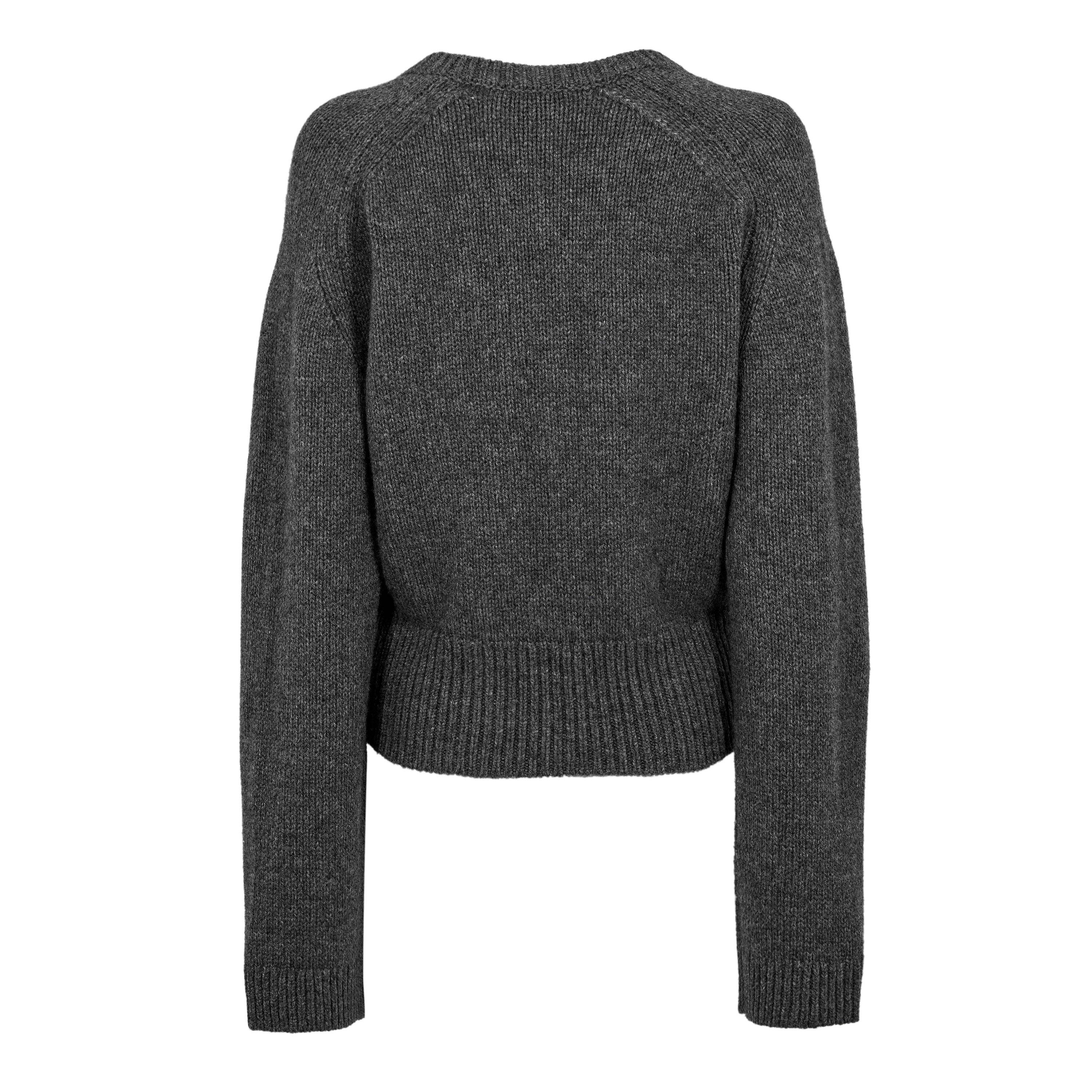 Phantom - Ganni - Ganni Wool Yak V-nec Ld62 - 2