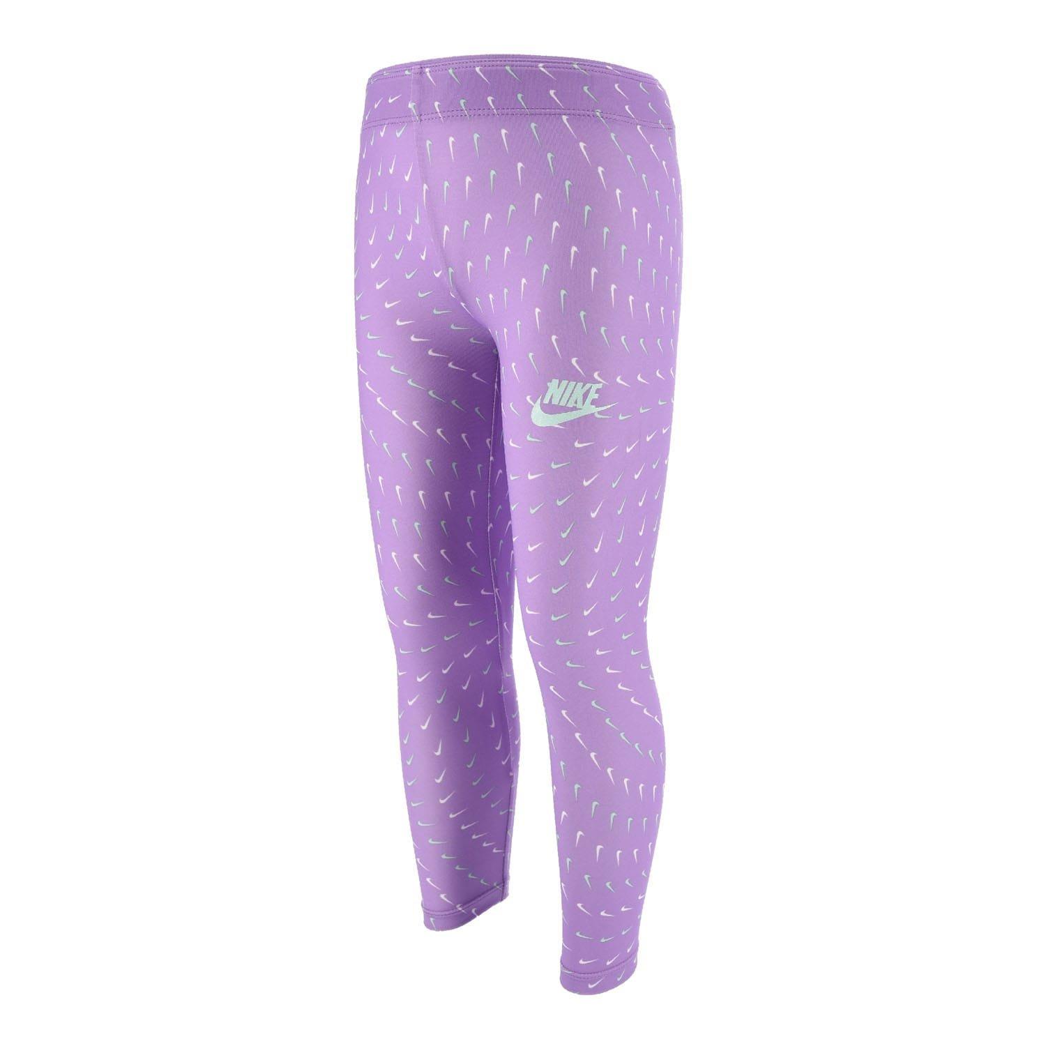 Violet - Nike - Sport Essential Allover Print Leggings - 2