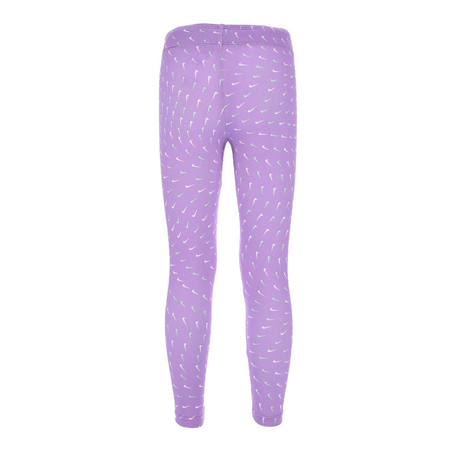 Violet - Nike - Sport Essential Allover Print Leggings - 3