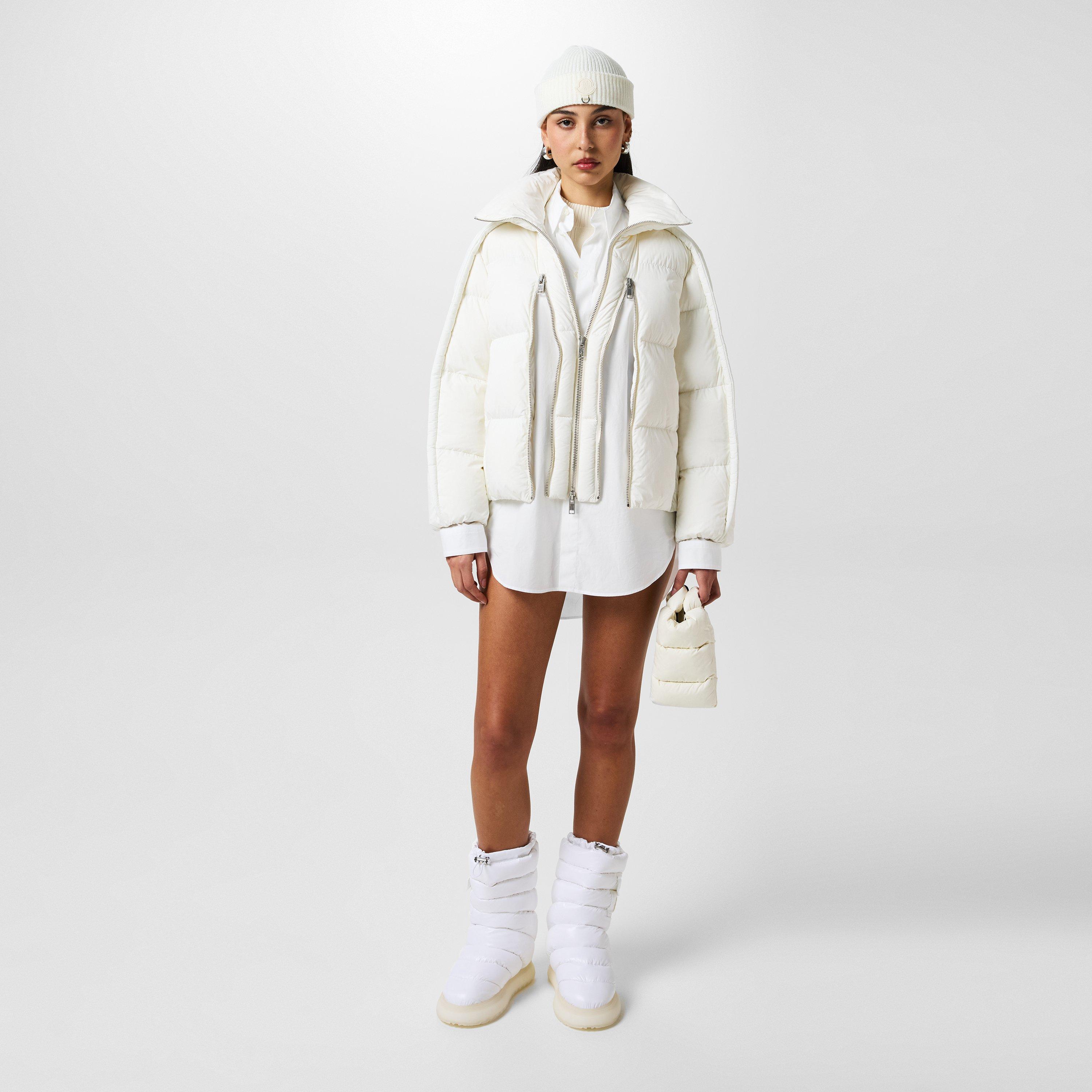 White 032 - Moncler x Willow Smith - X Willow Smith Yael Short Down Jacket - 4