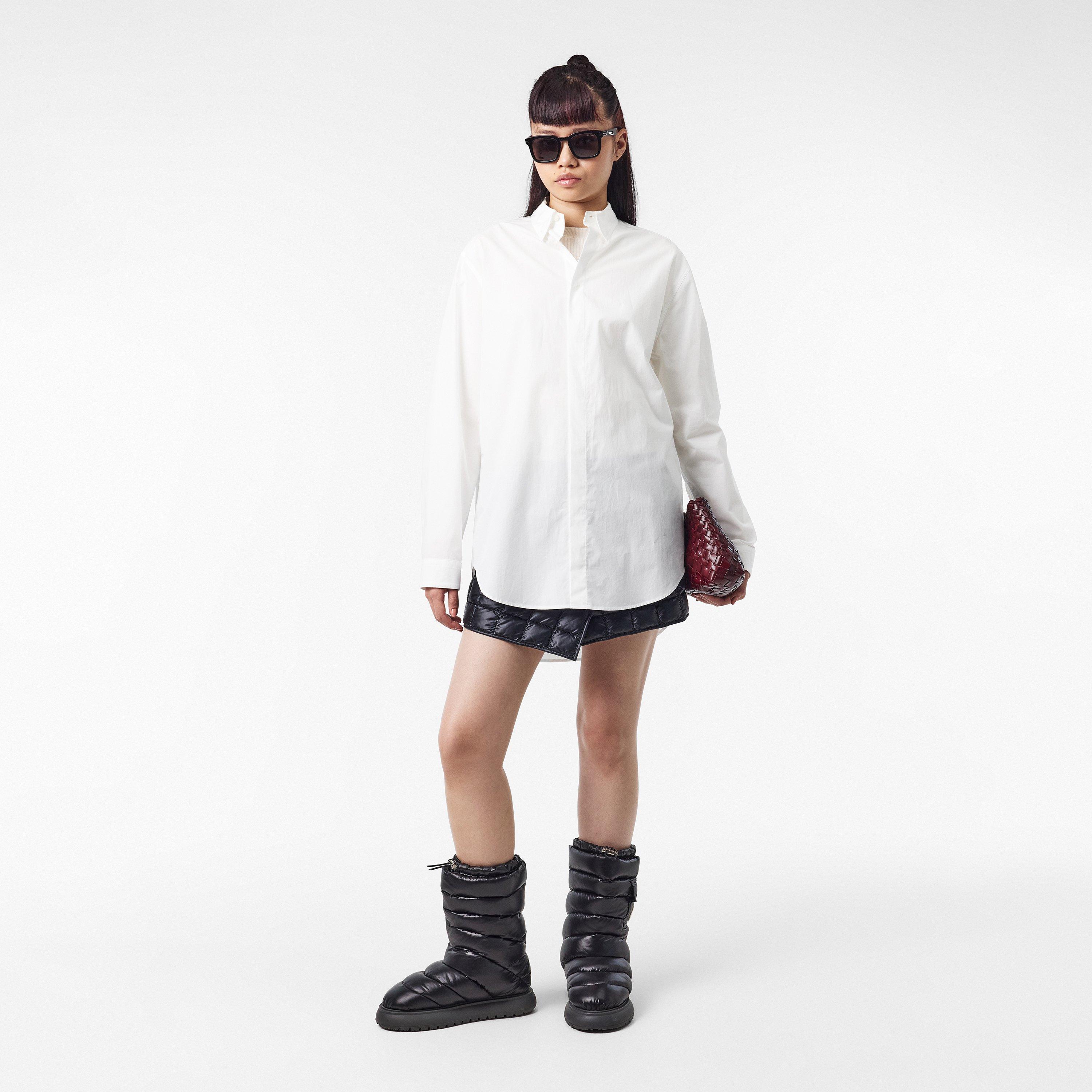 White 032 - Moncler x Willow Smith - X Willow Smith Long Sleeve Logo Shirt - 6