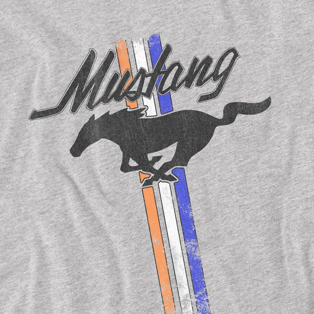 Light Grey - Ford - Ford Mustang Stripes Kids T-Shirt Athletic Heathe - 2