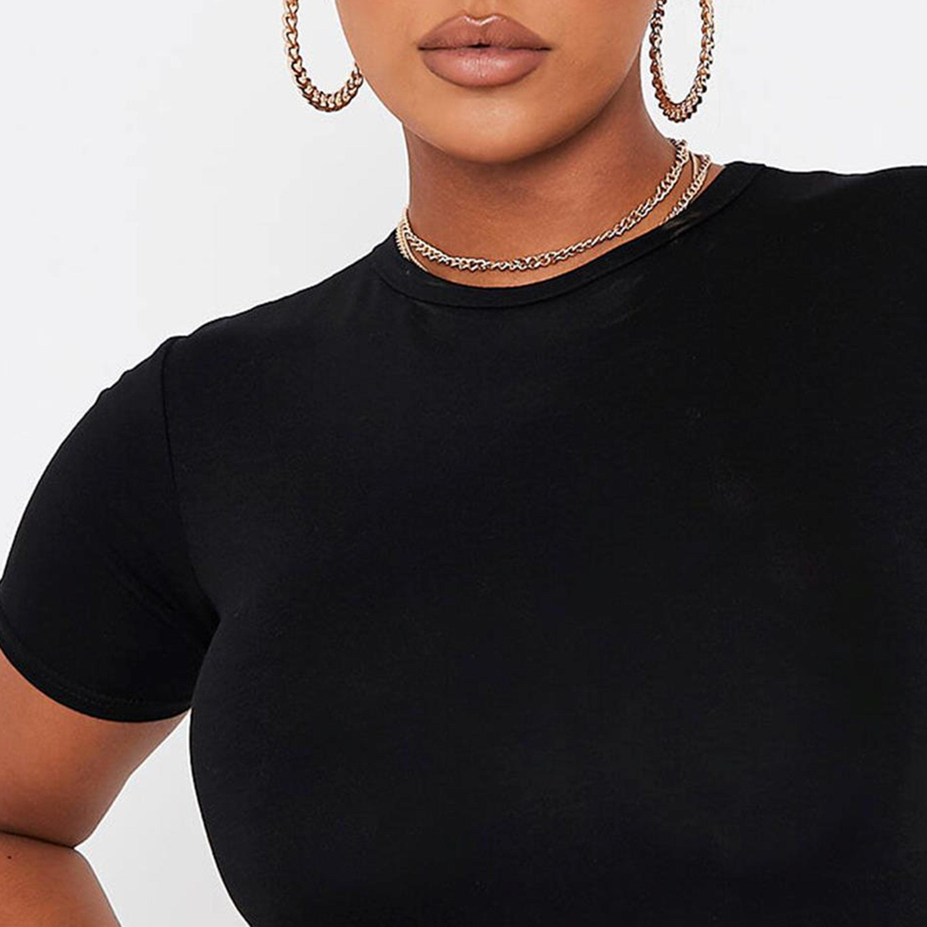 Nero - I Saw It First - ISAWITFIRST Fitted Cropped T Shirt - 5