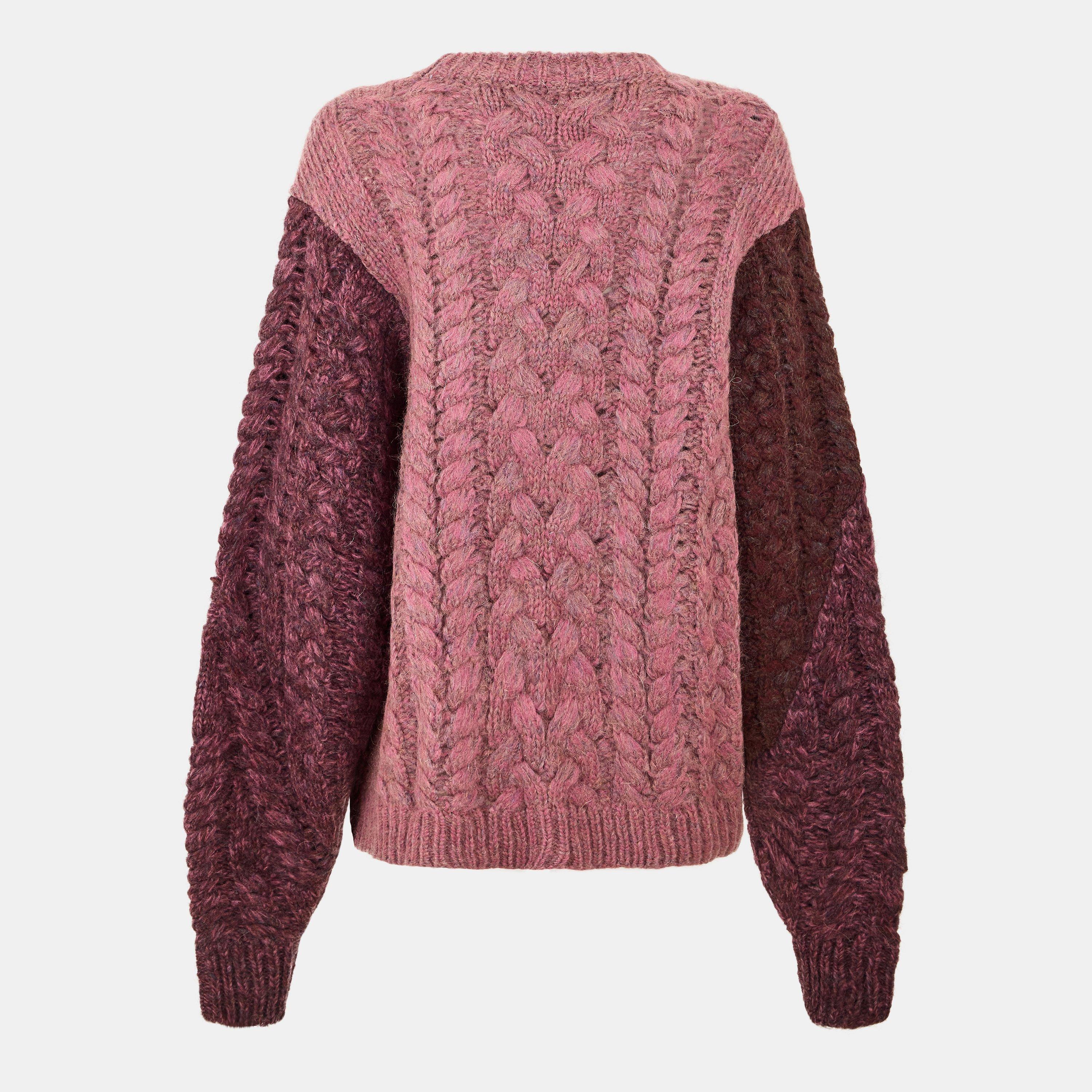 Rosewood 40RW - Marant Etoile - Women's Daryl Cable Knit Jumper - 2