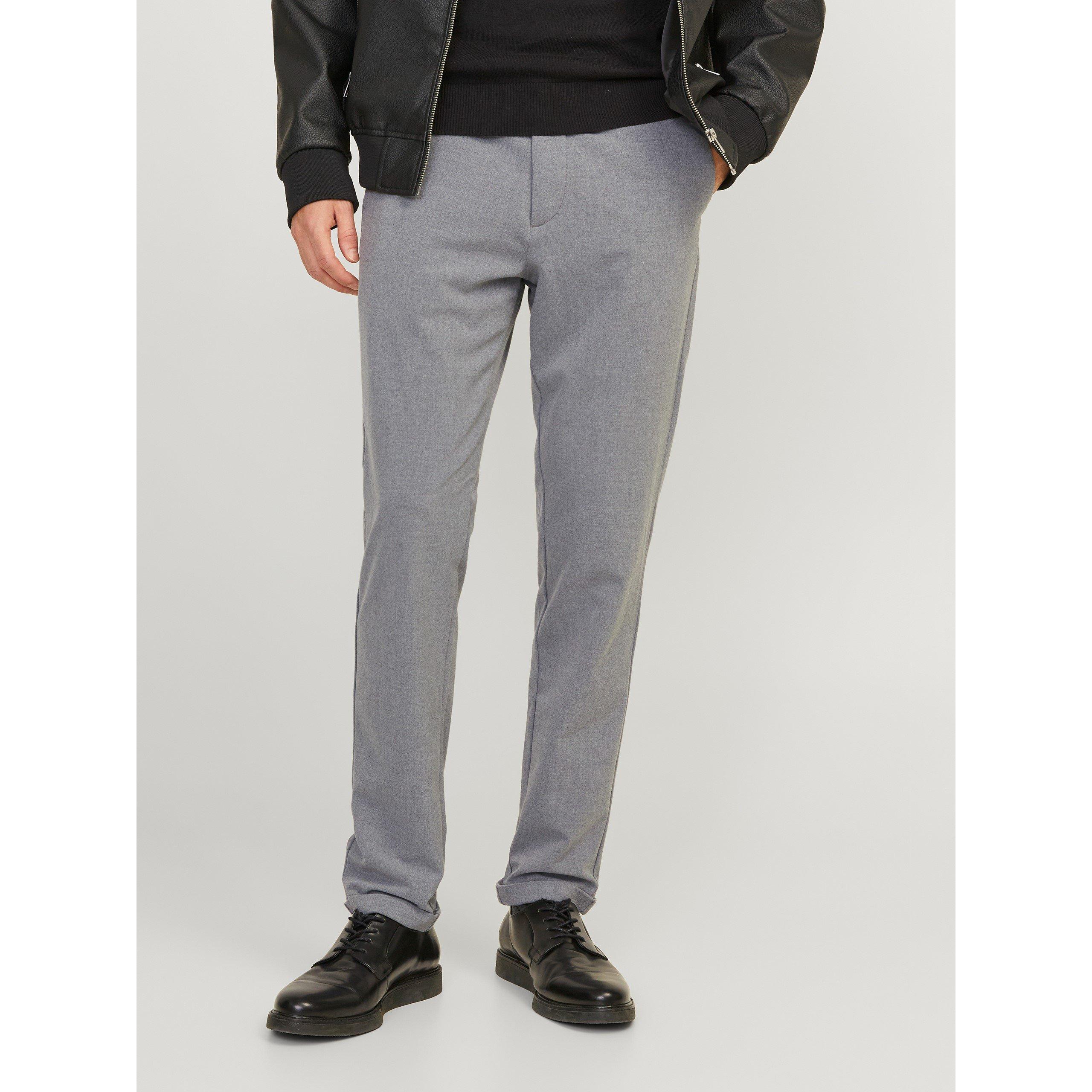 Grigio Melange - Jack and Jones - Connor Chino Trouser - 1