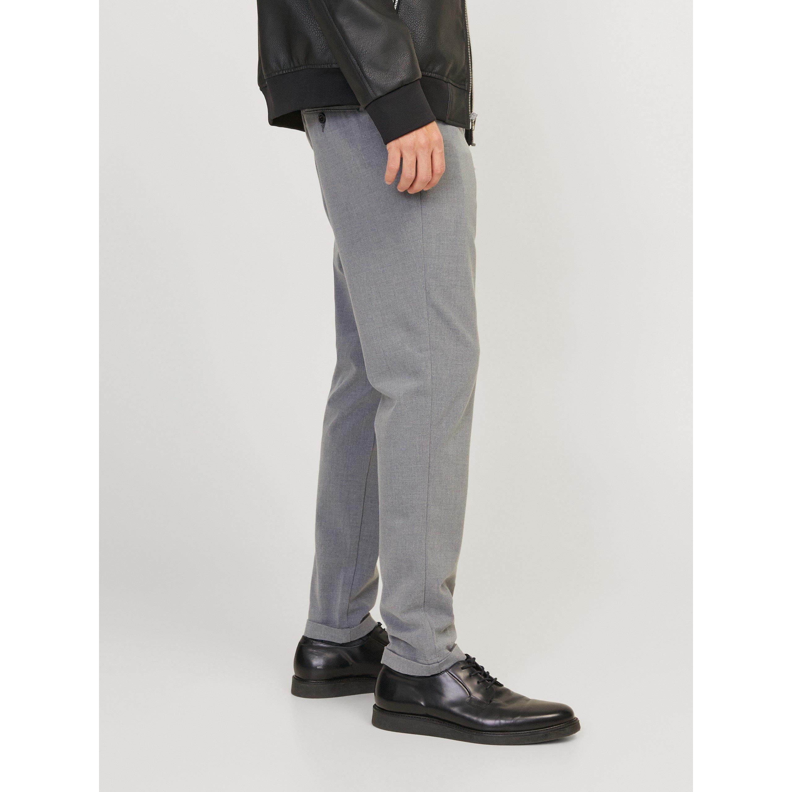 Grijs Melange - Jack and Jones - Connor Chino Trouser - 4