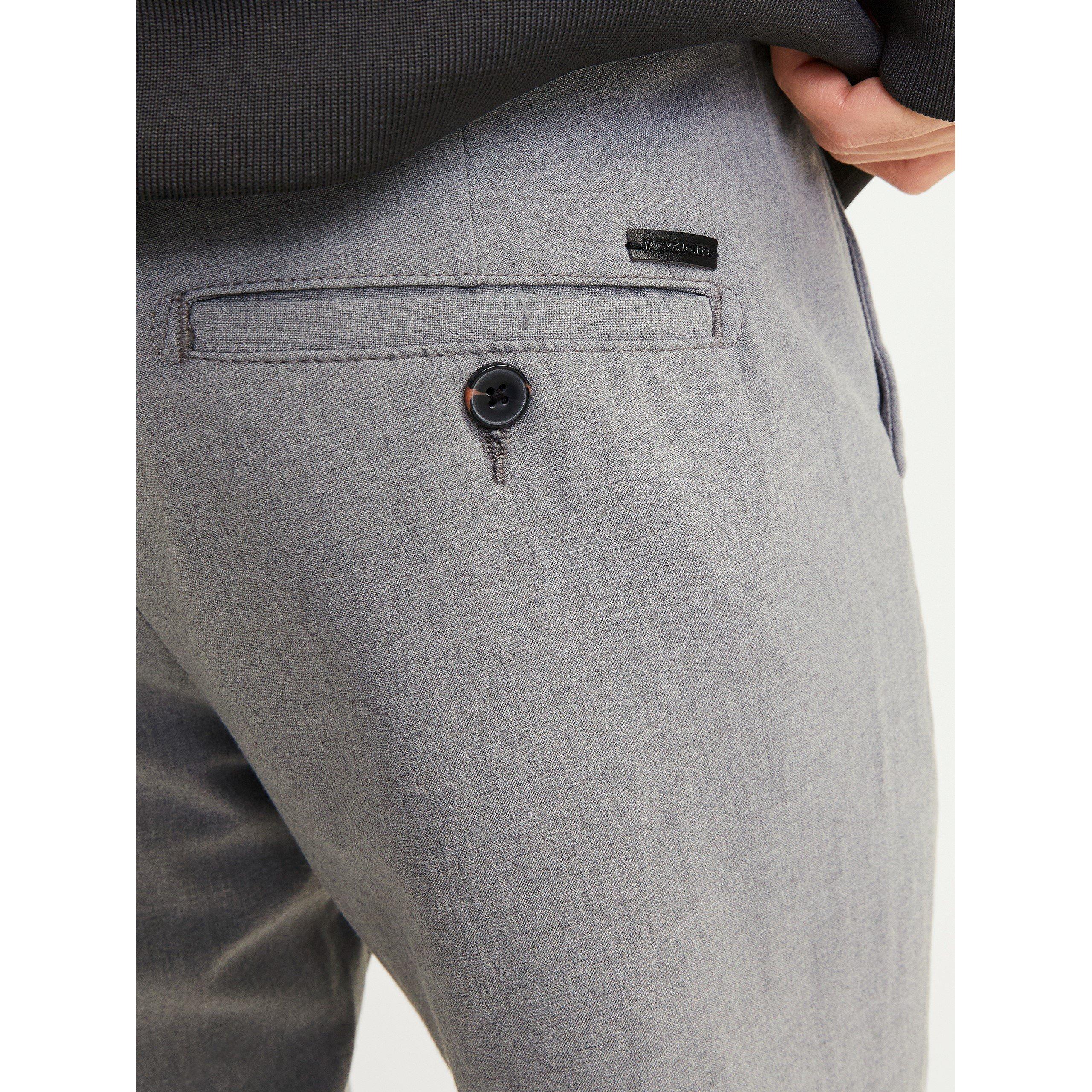 Grijs Melange - Jack and Jones - Connor Chino Trouser - 5
